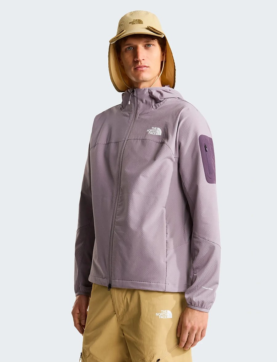 The North Face - M TEK APPROACH FUTUREFLEECE HOODED JACKE - välijoped - transcendent grey - 0