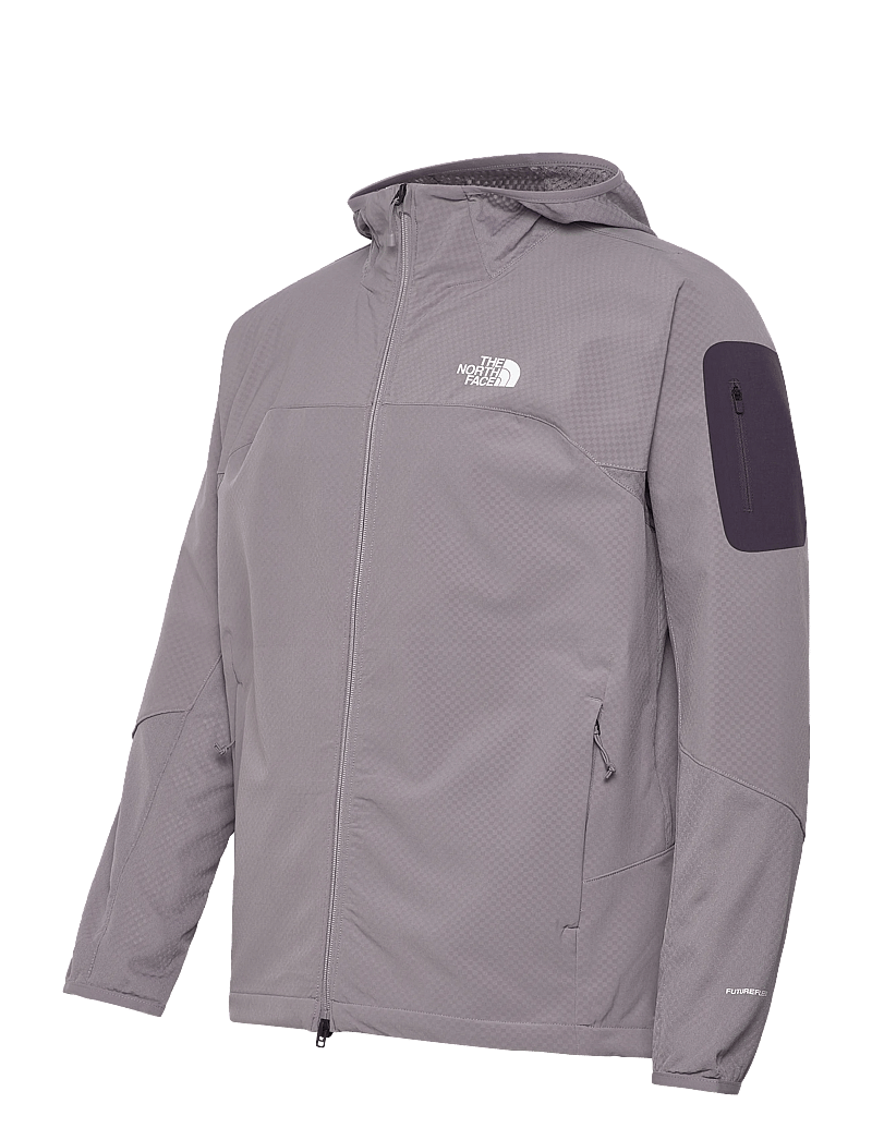 The North Face - M TEK APPROACH FUTUREFLEECE HOODED JACKE - friluftsjackor - transcendent grey - 3