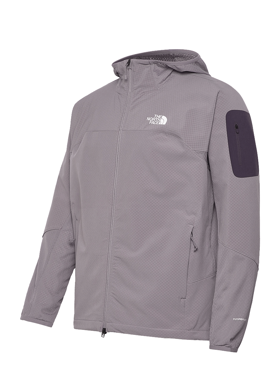 The North Face - M TEK APPROACH FUTUREFLEECE HOODED JACKE - välijoped - transcendent grey - 3