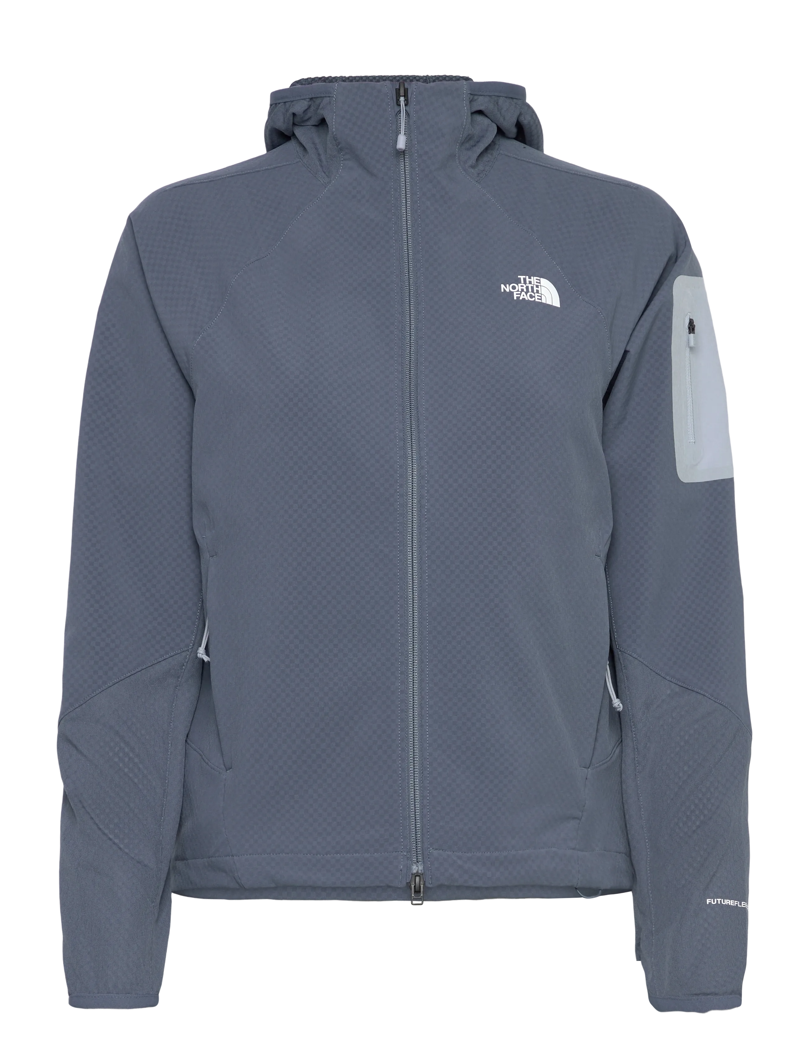THE NORTH FACE W Tek Approach Futurefleece Hooded Jacke Grau - L - Damen