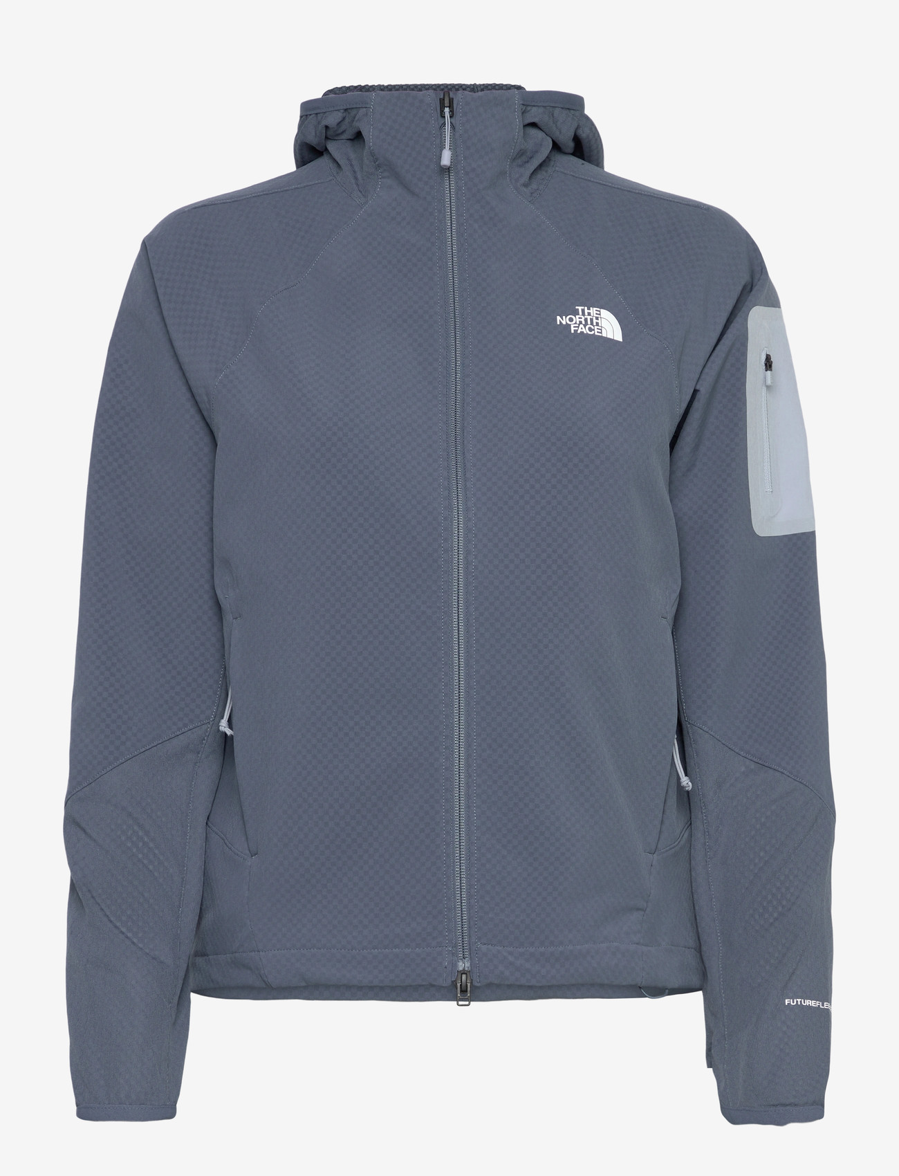 The North Face - W TEK APPROACH FUTUREFLEECE HOODED JACKE - friluftsjakker - granite grey - 1