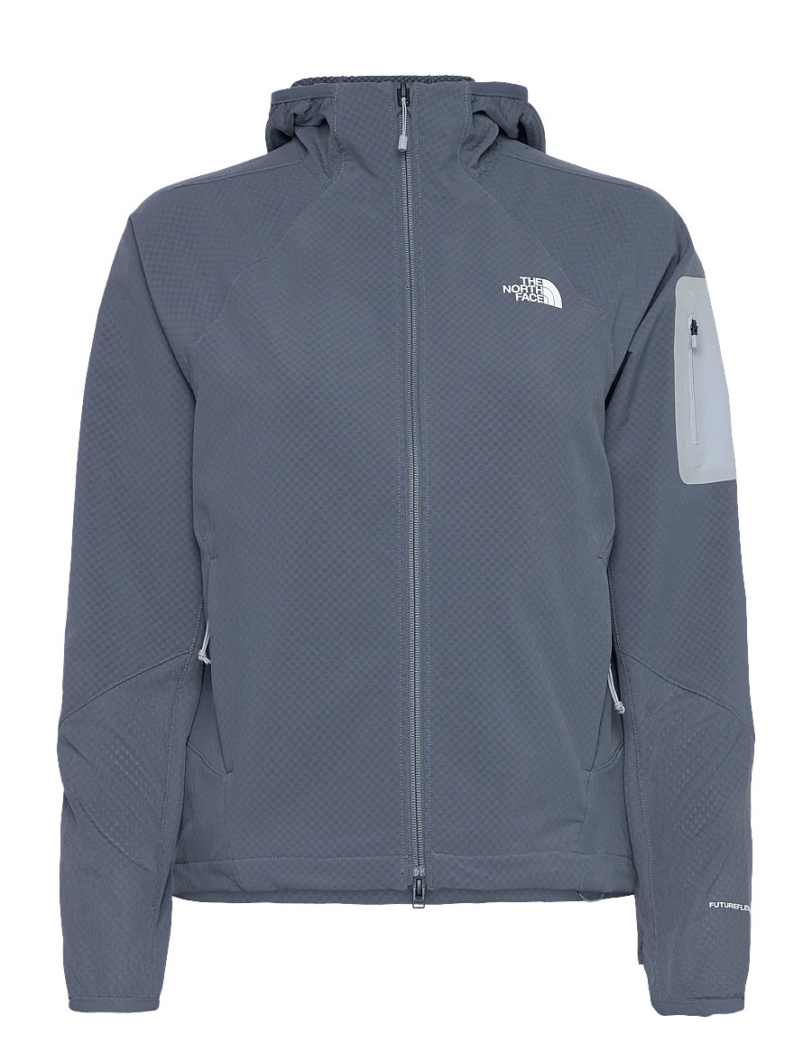The North Face - W TEK APPROACH FUTUREFLEECE HOODED JACKE - outdoor jackets - granite grey - 1
