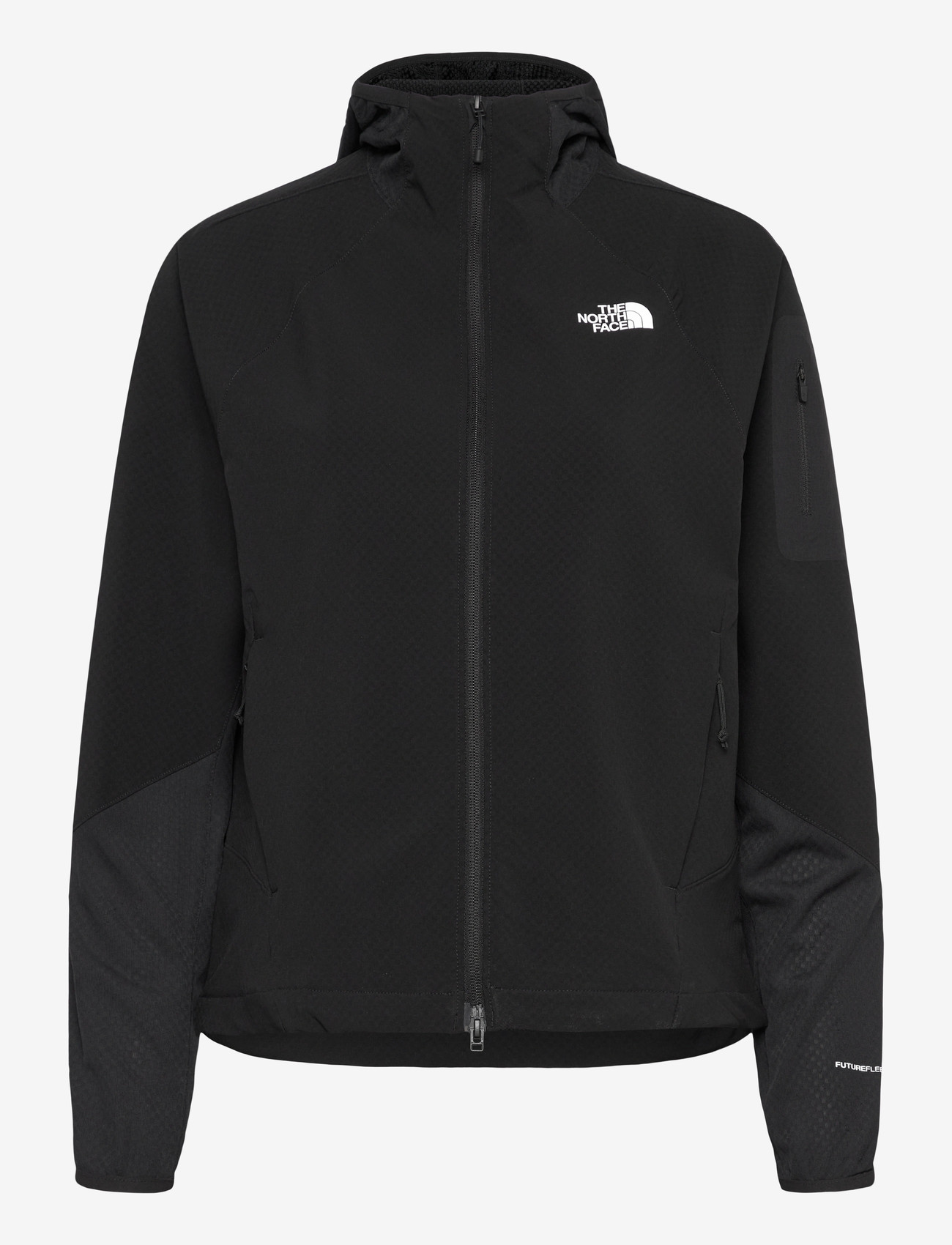The North Face - W TEK APPROACH FUTUREFLEECE HOODED JACKE - friluftsjackor - tnf black - 1