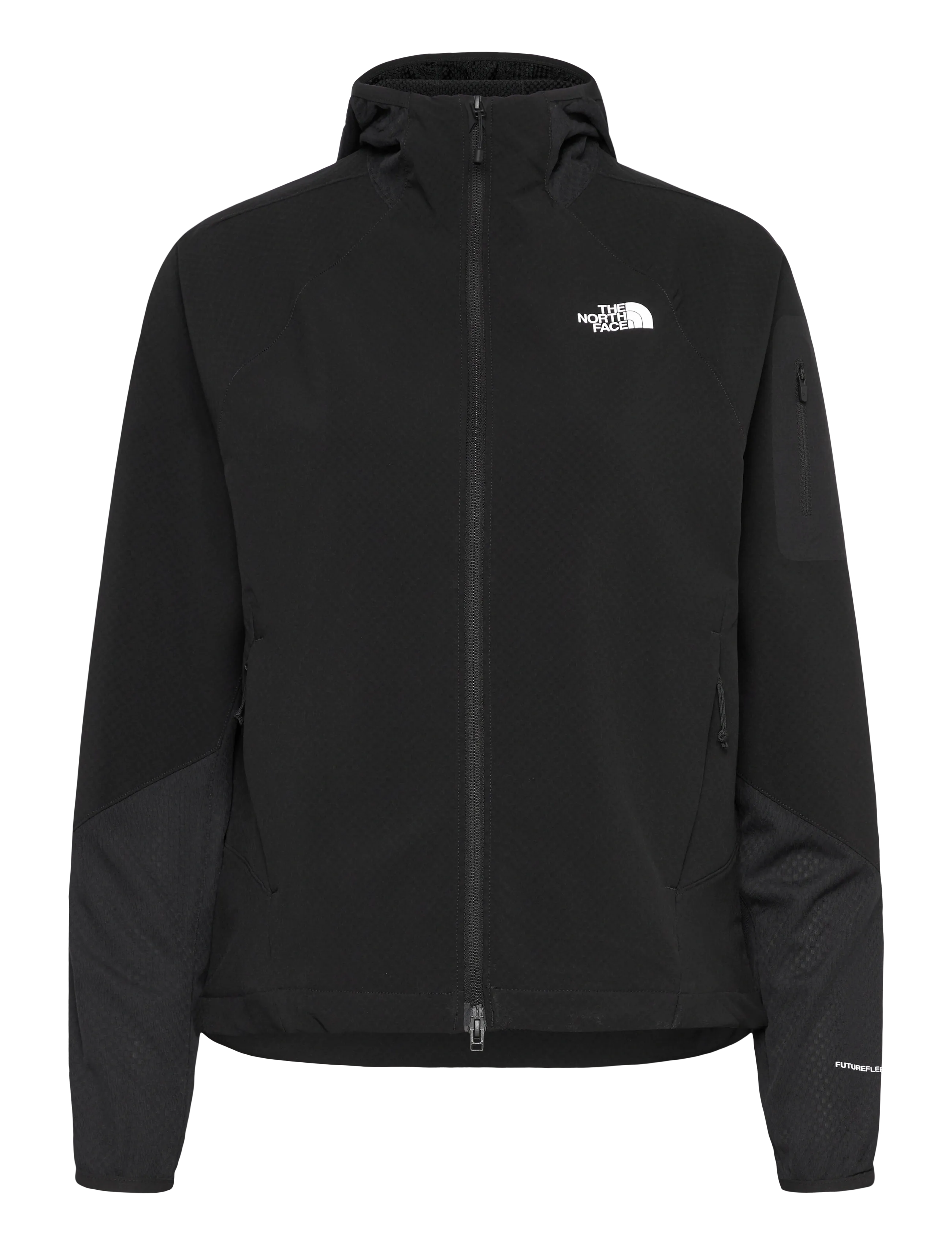 The North Face W TEK APPROACH FUTUREFLEECE HOODED JACKE - Outerwear - TNF BLACK / black