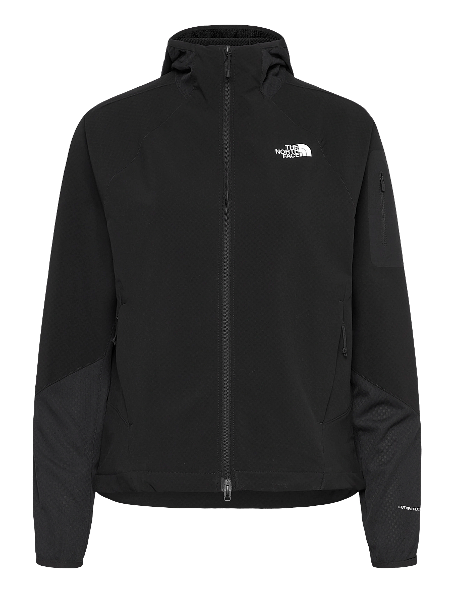 The North Face - W TEK APPROACH FUTUREFLEECE HOODED JACKE - outdoor jackets - tnf black - 1