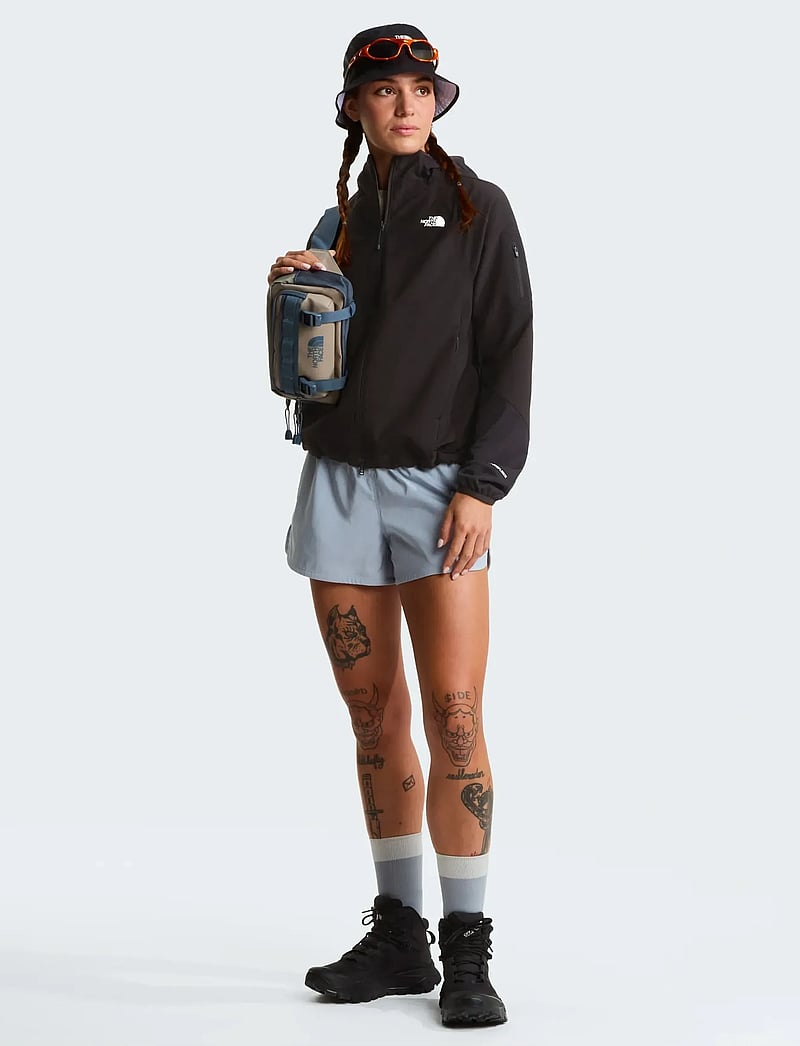 The North Face - W TEK APPROACH FUTUREFLEECE HOODED JACKE - friluftsjackor - tnf black - 3