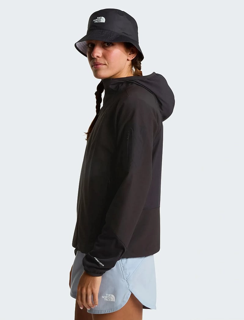 The North Face - W TEK APPROACH FUTUREFLEECE HOODED JACKE - friluftsjackor - tnf black - 4