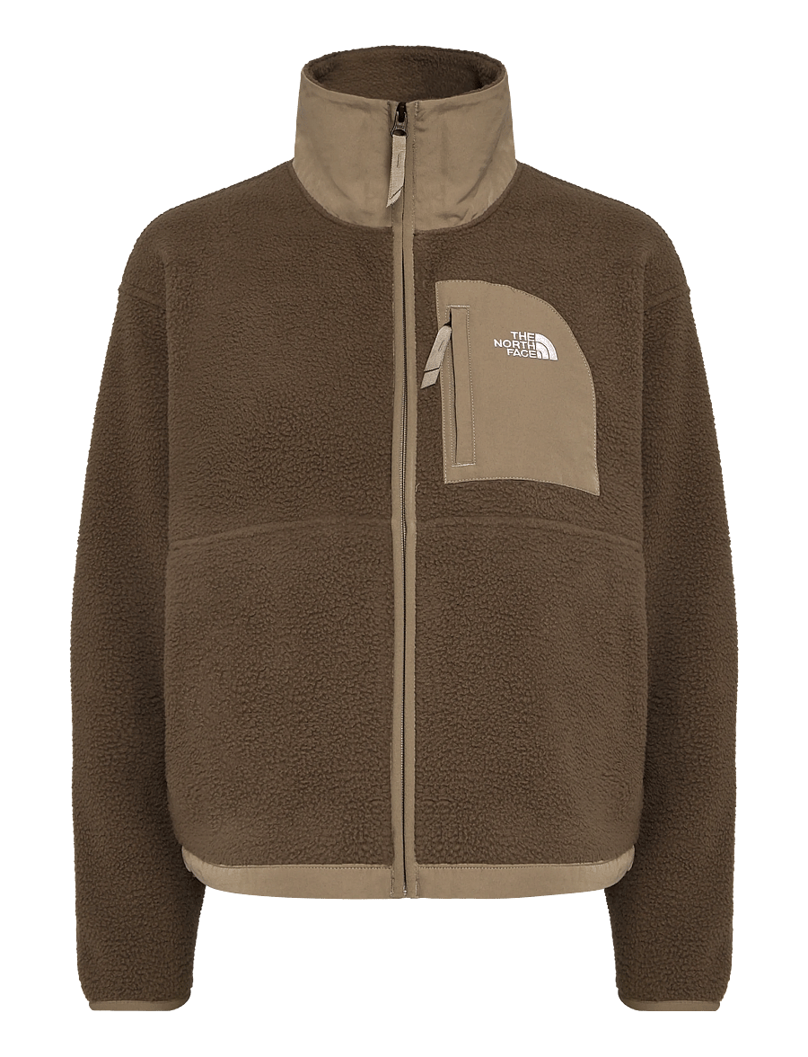 The North Face - W YUMIORI OFF PEAK FULL ZIP JACKET - oberteile - smokey brown/garnet - 1