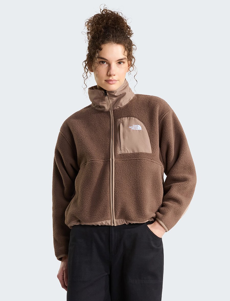The North Face - W YUMIORI OFF PEAK FULL ZIP JACKET - oberteile - smokey brown/garnet - 0