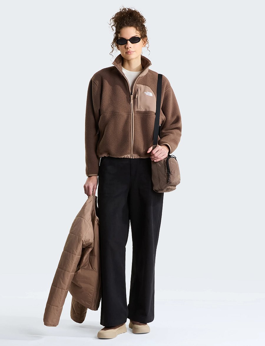 The North Face - W YUMIORI OFF PEAK FULL ZIP JACKET - oberteile - smokey brown/garnet - 3