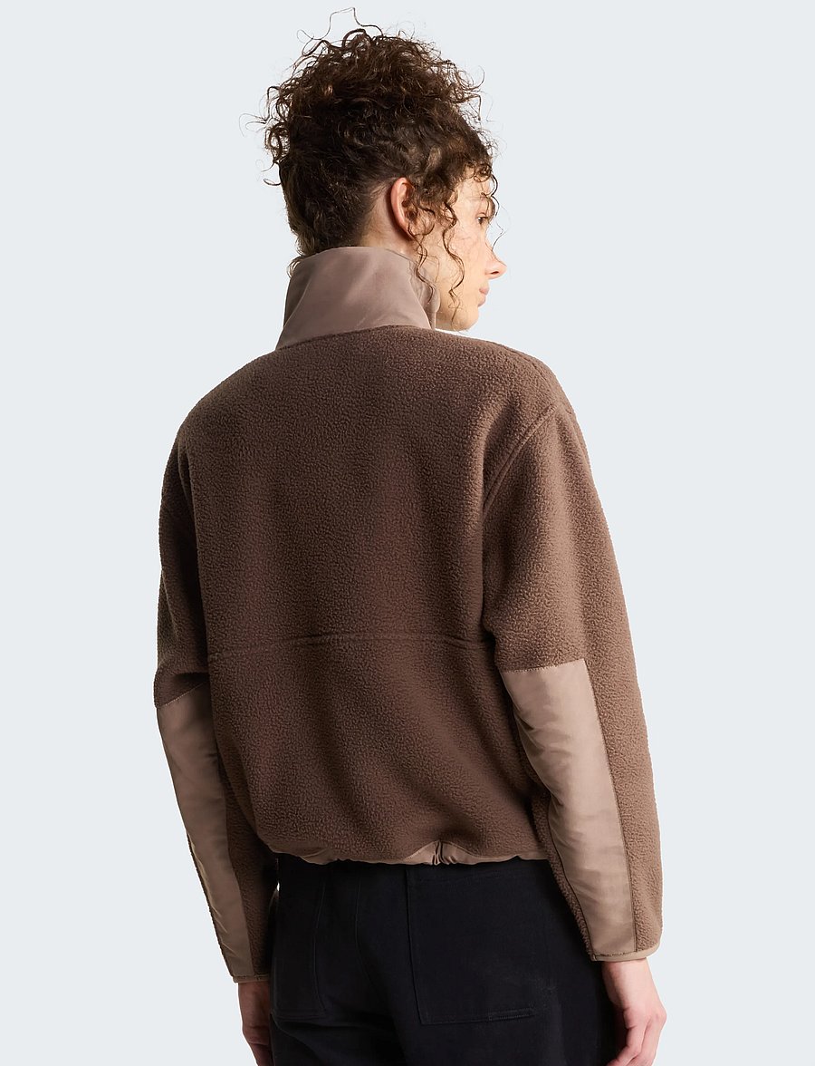 The North Face - W YUMIORI OFF PEAK FULL ZIP JACKET - oberteile - smokey brown/garnet - 5