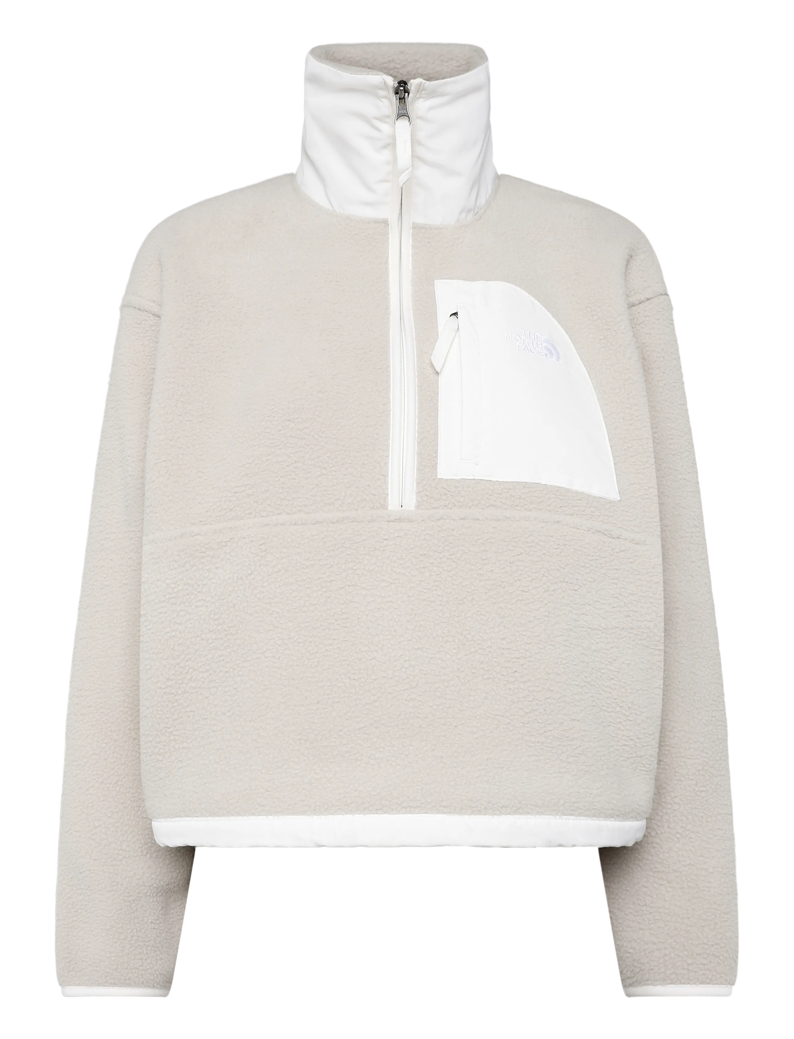 The North Face W YUMIORI OFF PEAK 1/2 ZIP JACKET - Fleece & Midlayer - TIMELESS TAUPE/WHITE DU / beige