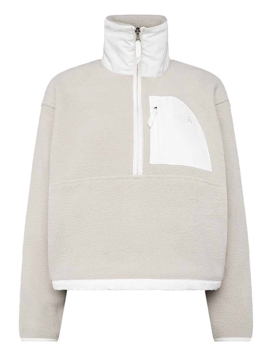 The North Face - W YUMIORI OFF PEAK 1/2 ZIP JACKET - oberteile - timeless taupe/white du - 0
