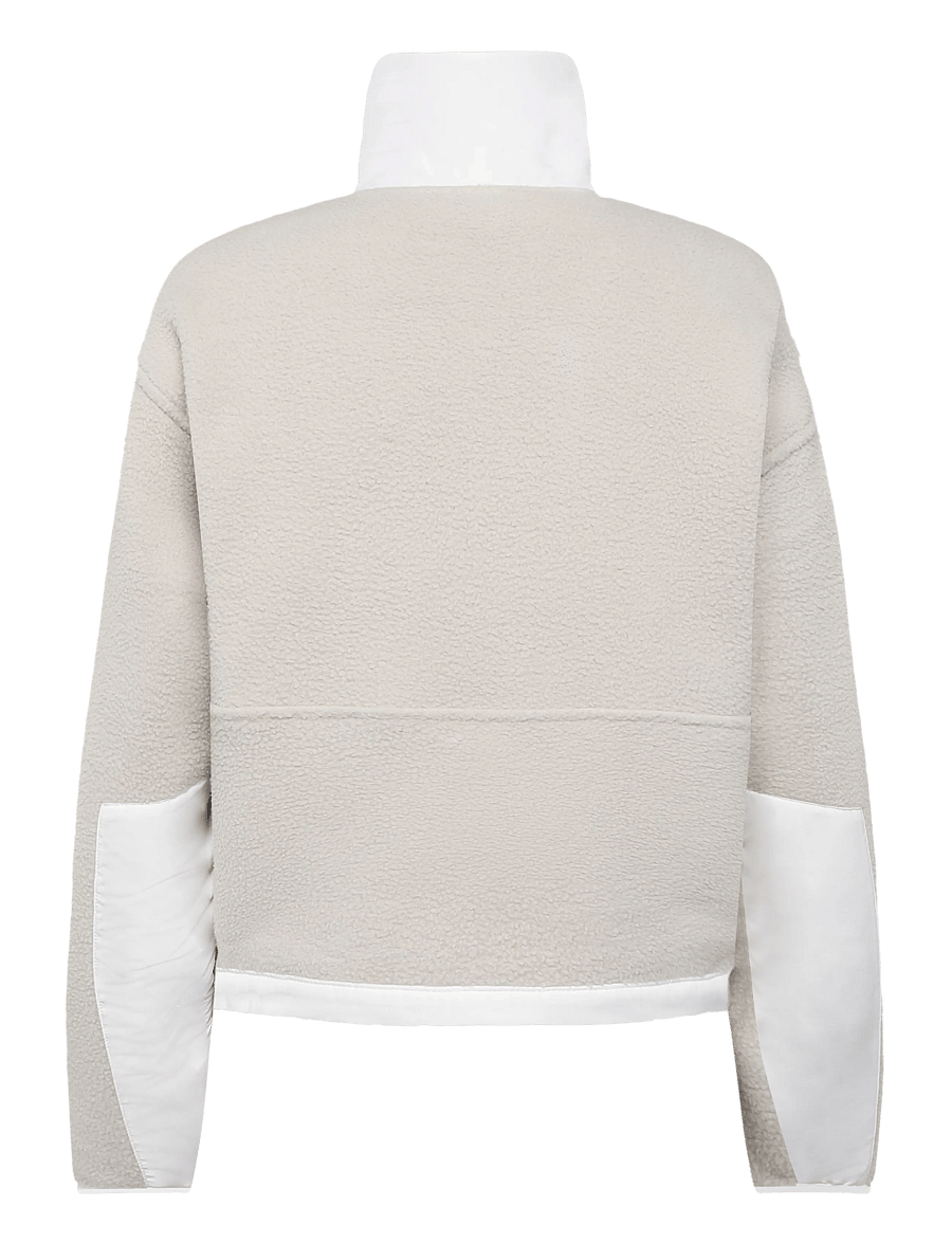 The North Face - W YUMIORI OFF PEAK 1/2 ZIP JACKET - oberteile - timeless taupe/white du - 1