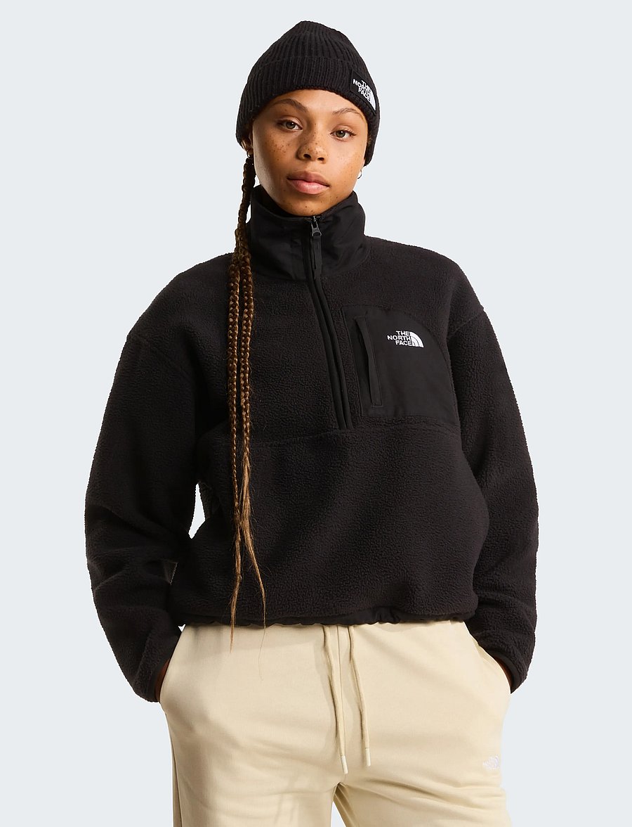 The North Face - W YUMIORI OFF PEAK 1/2 ZIP JACKET - oberteile - tnf black - 0