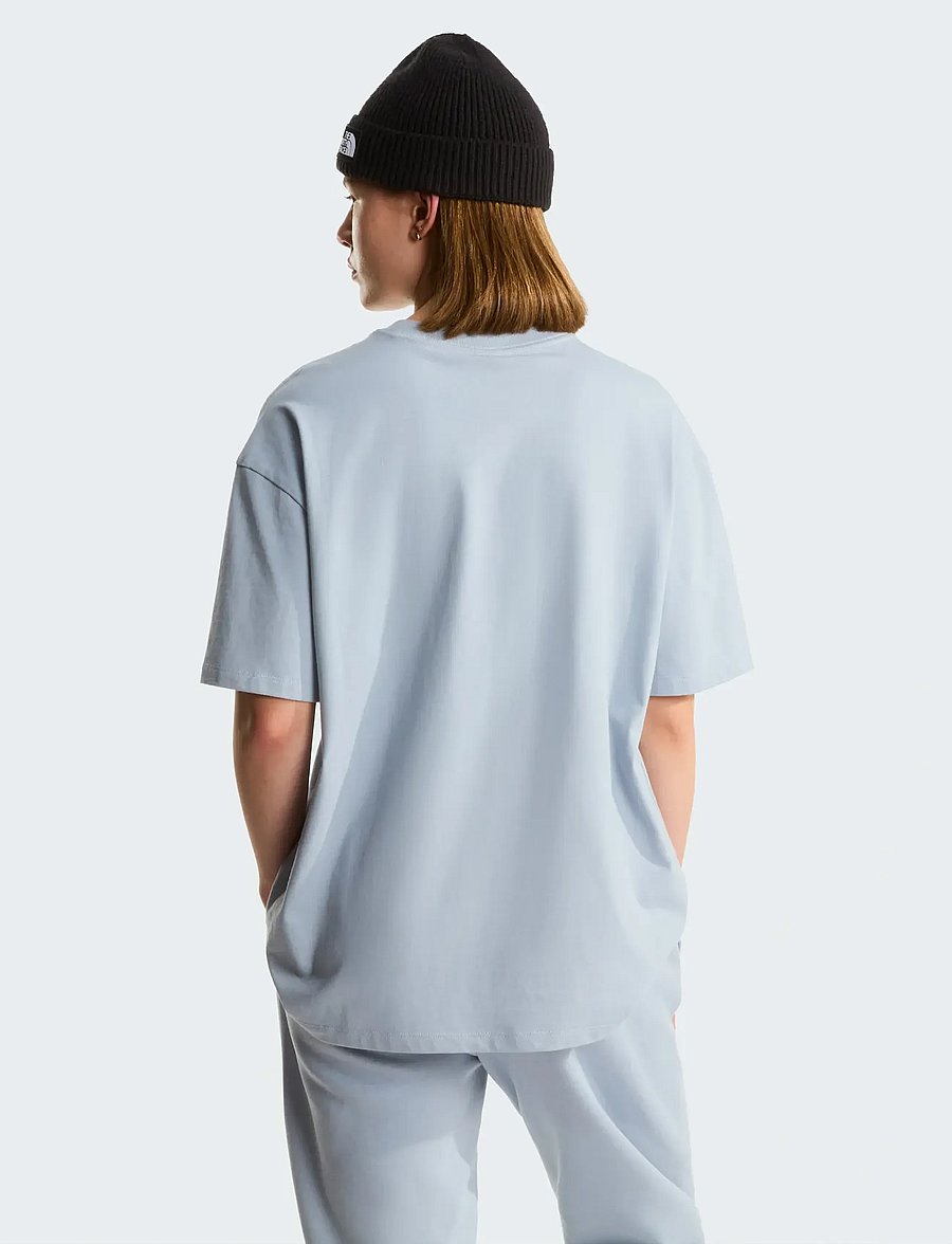 The North Face - W TNF ESSENTIAL SIMPLE DOME OS SS TEE - t-shirts - frost grey - 5