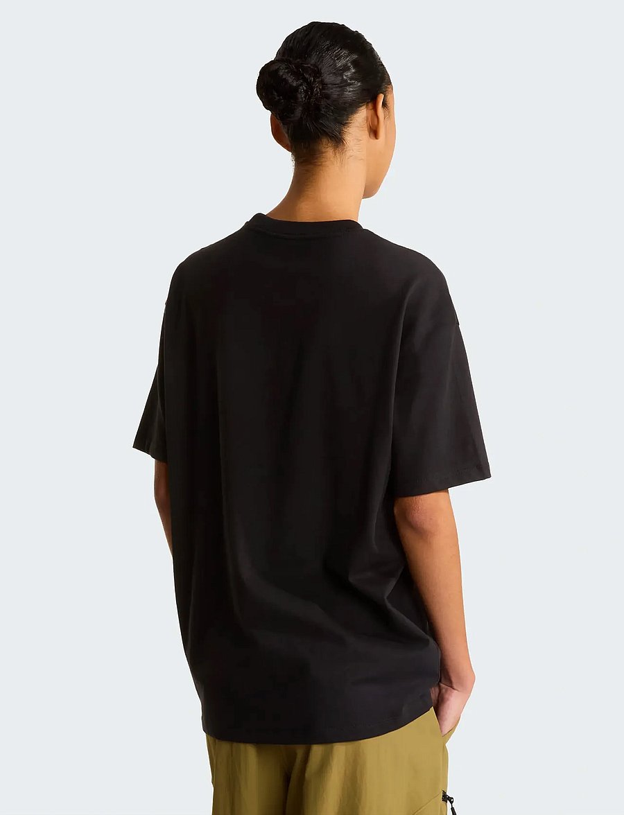 The North Face - W TNF ESSENTIAL SIMPLE DOME OS SS TEE - alussärgid ja t-särgid - tnf black - 5