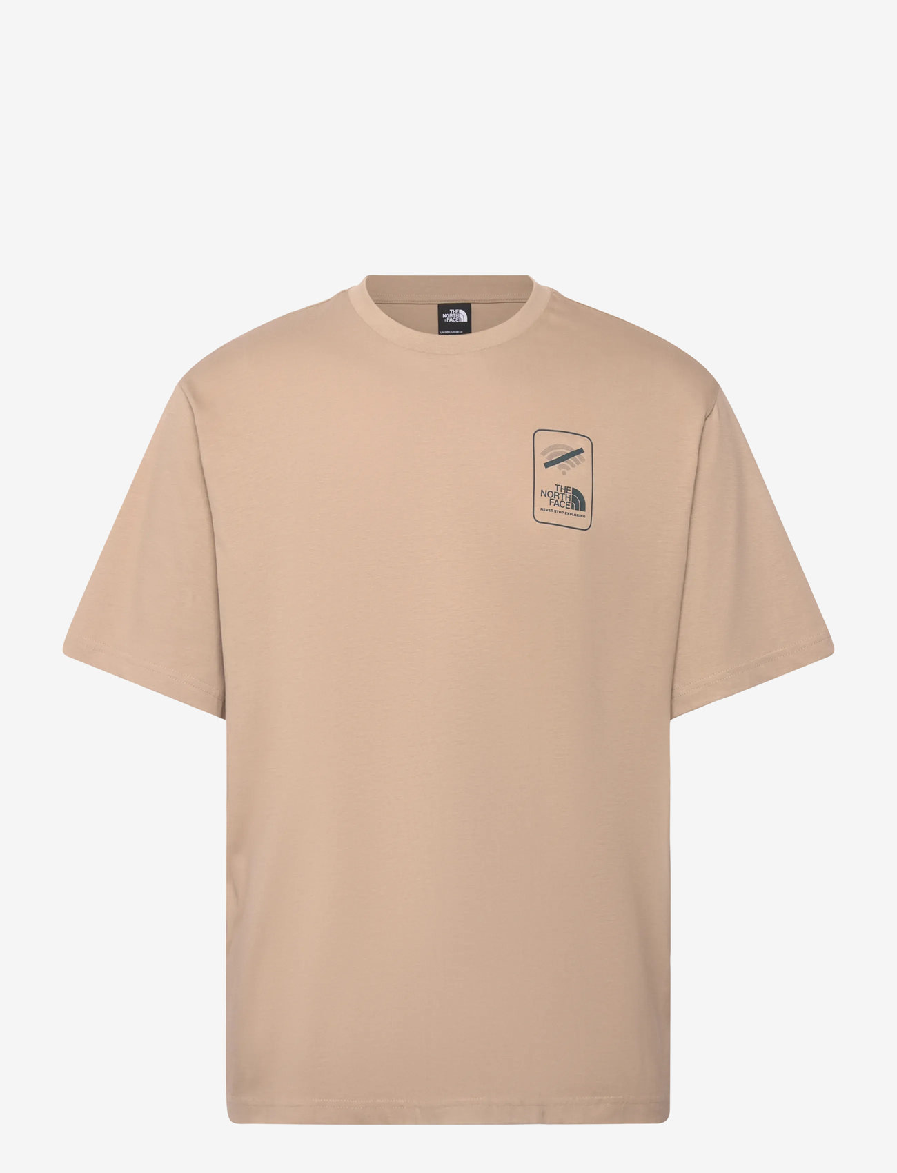 The North Face - U NO SIGNAL RELAXED S/S TEE - oberteile & t-shirts - mushroom grey - 0