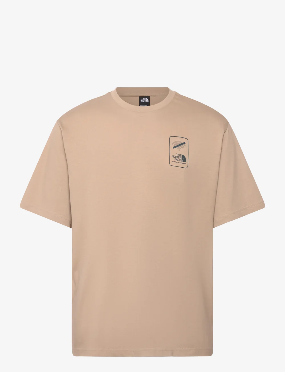 The North Face - U NO SIGNAL RELAXED S/S TEE - tops & t-shirts - mushroom grey - 0