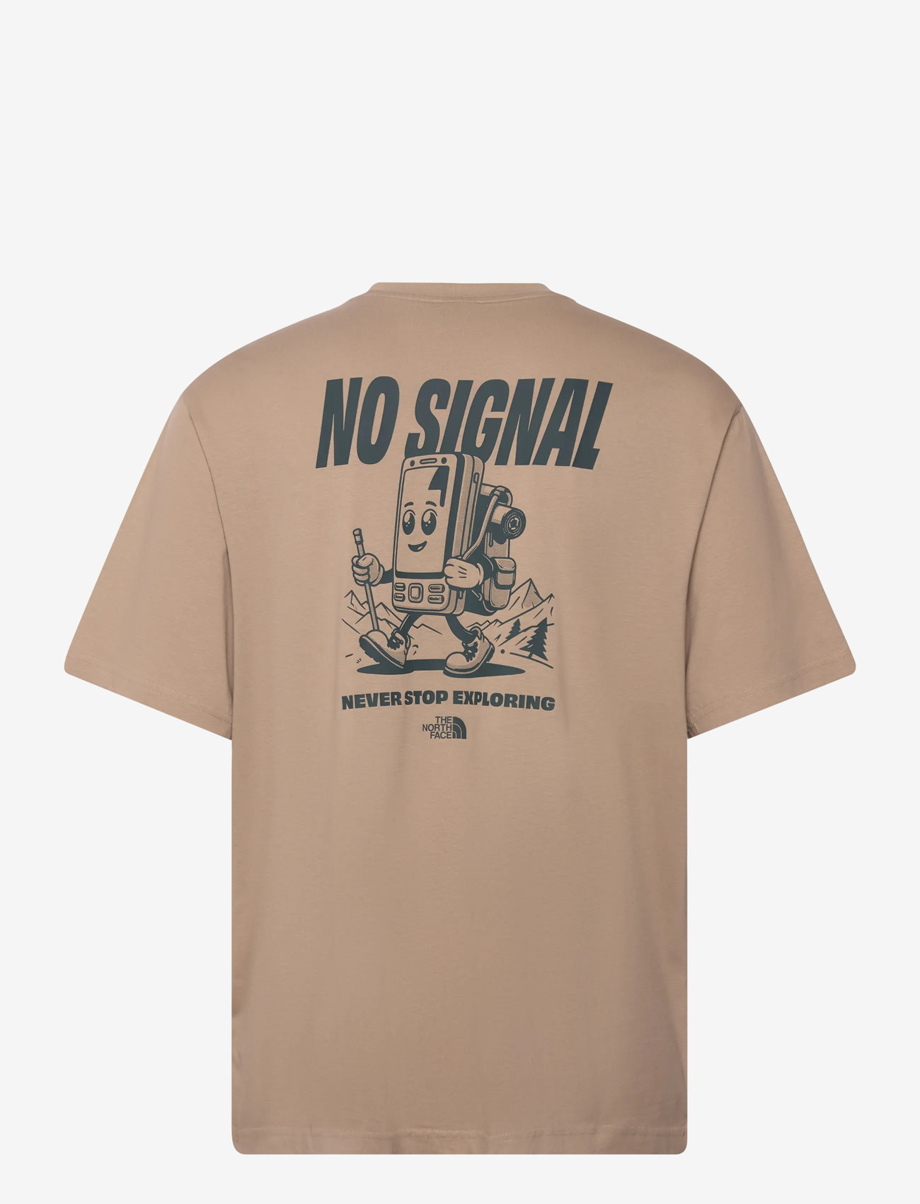 The North Face - U NO SIGNAL RELAXED S/S TEE - oberteile & t-shirts - mushroom grey - 1