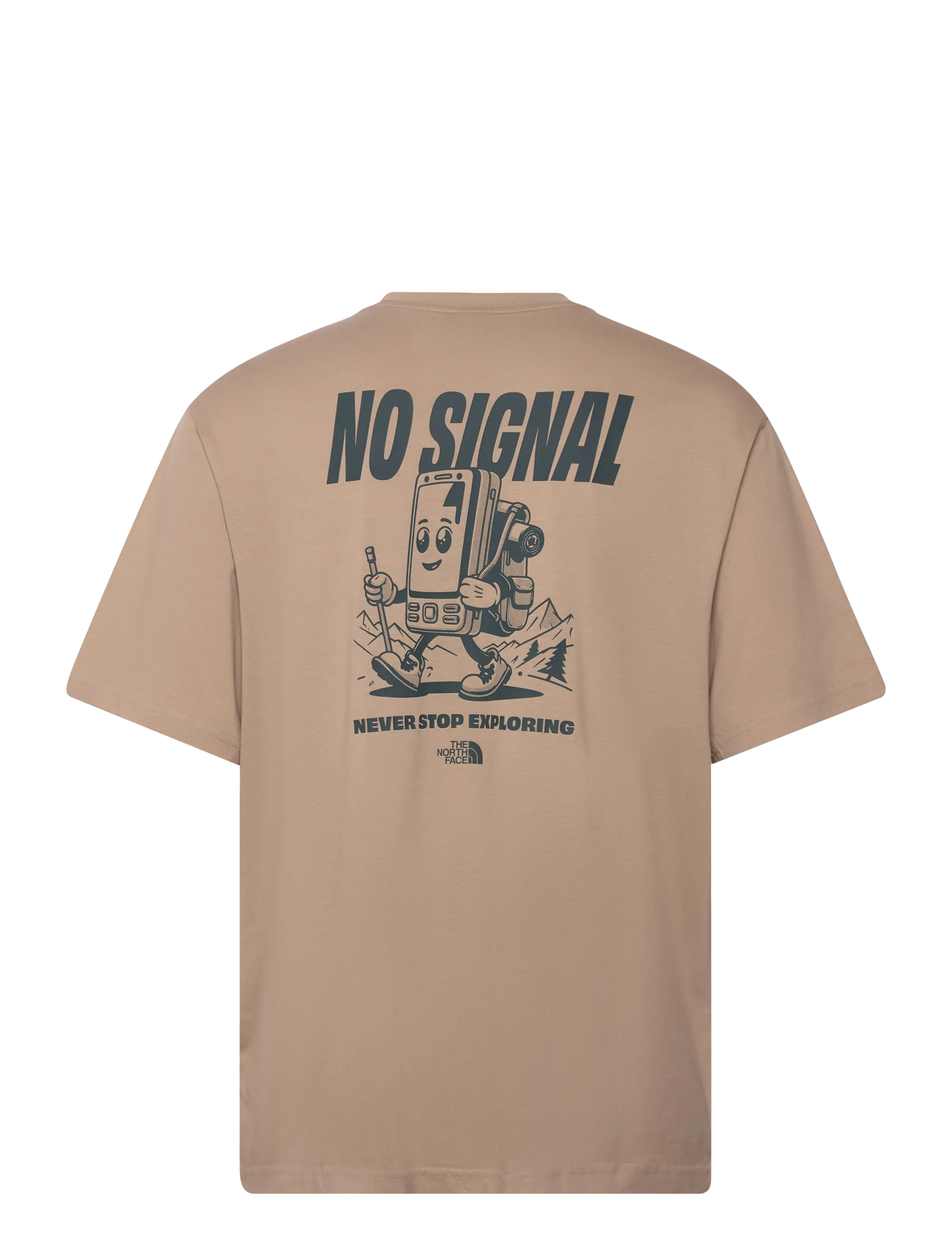 The North Face - U NO SIGNAL RELAXED S/S TEE - t-shirts - mushroom grey - 1