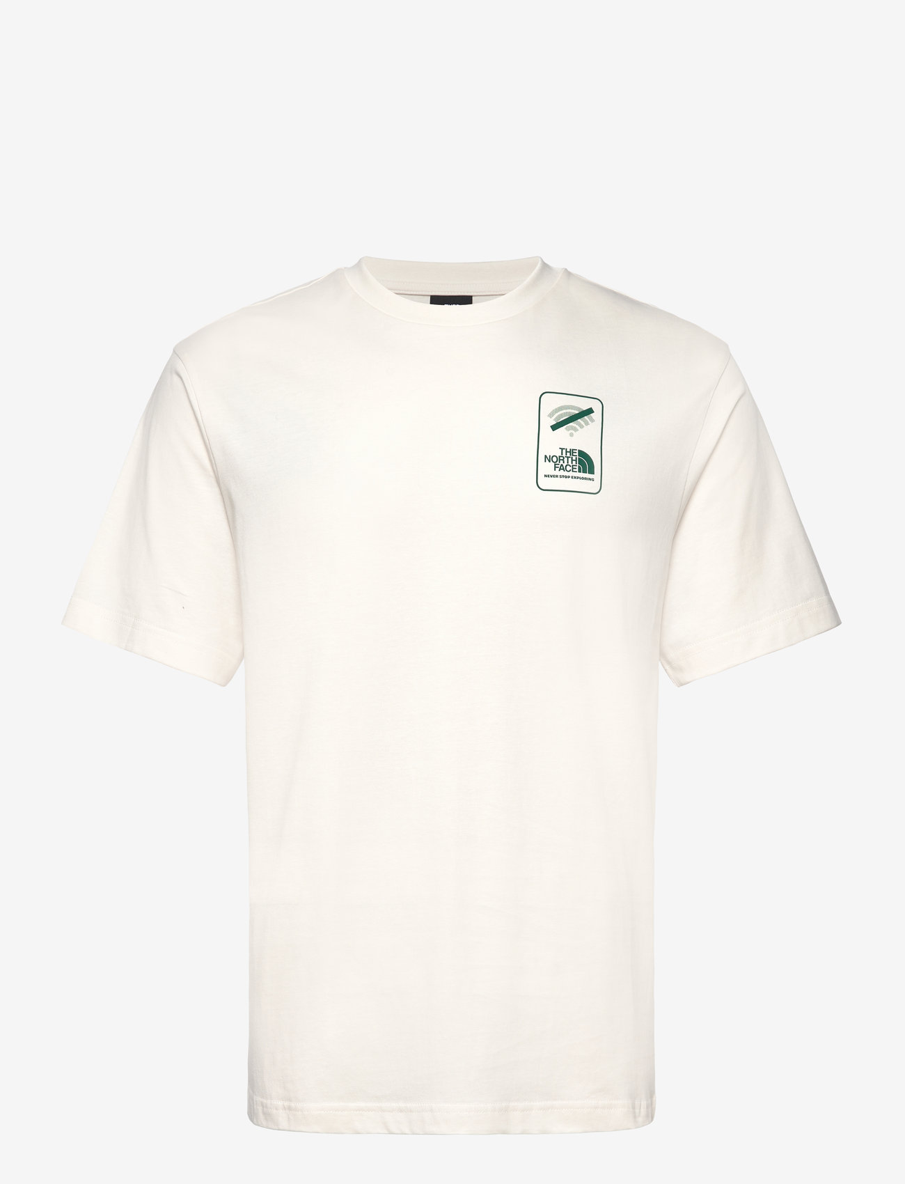 The North Face - U NO SIGNAL RELAXED S/S TEE - t-shirts - white dune - 0