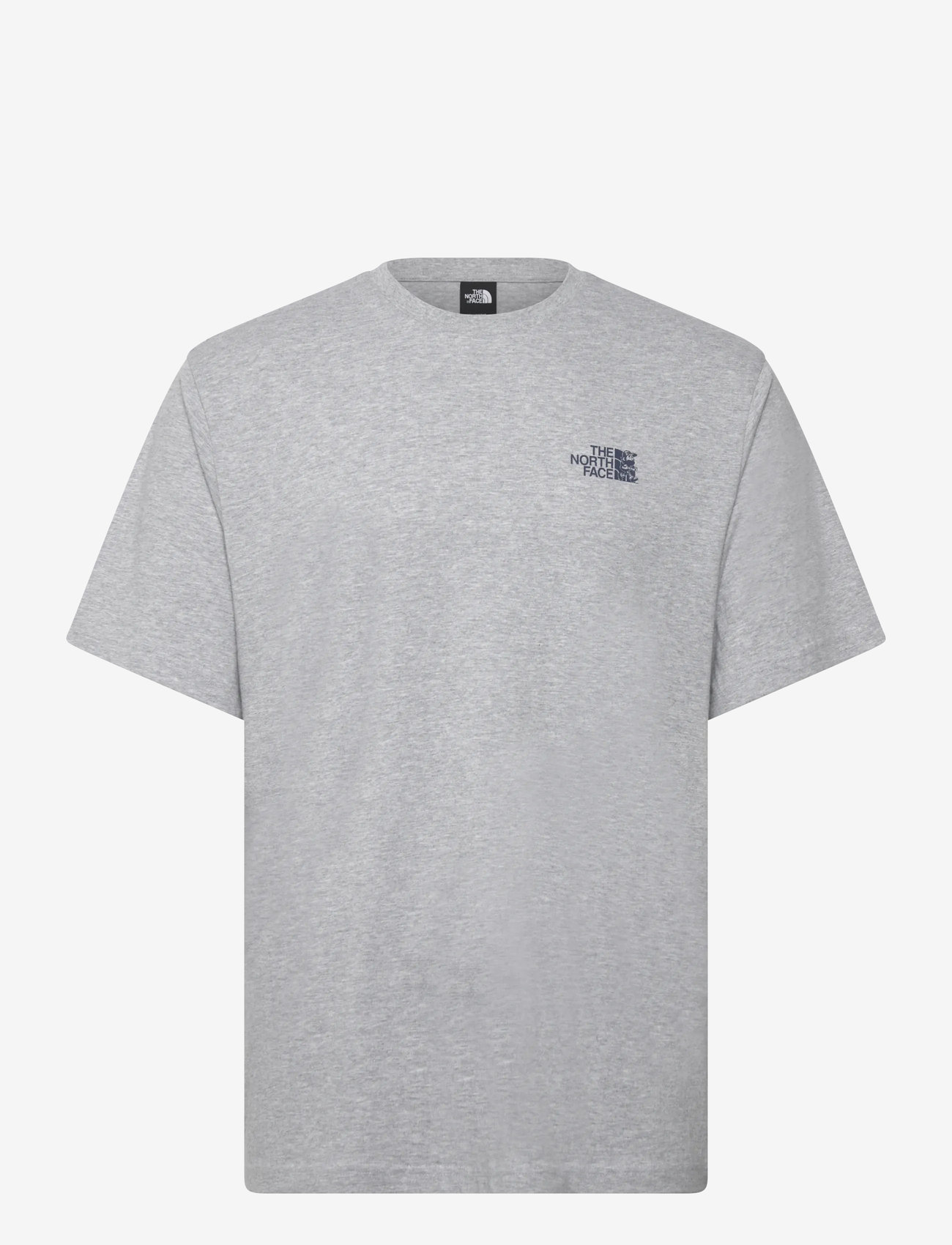 The North Face - U RUN GRAPHIC RELAXED S/S TEE - t-shirts - tnf light grey heather - 1