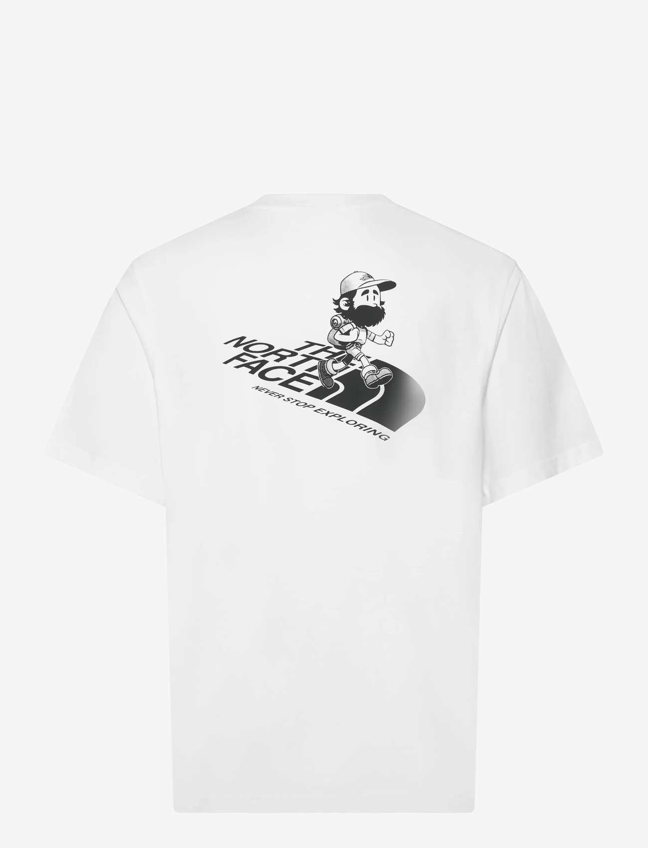 The North Face - U RUN GRAPHIC RELAXED S/S TEE - t-shirts - tnf white - 2