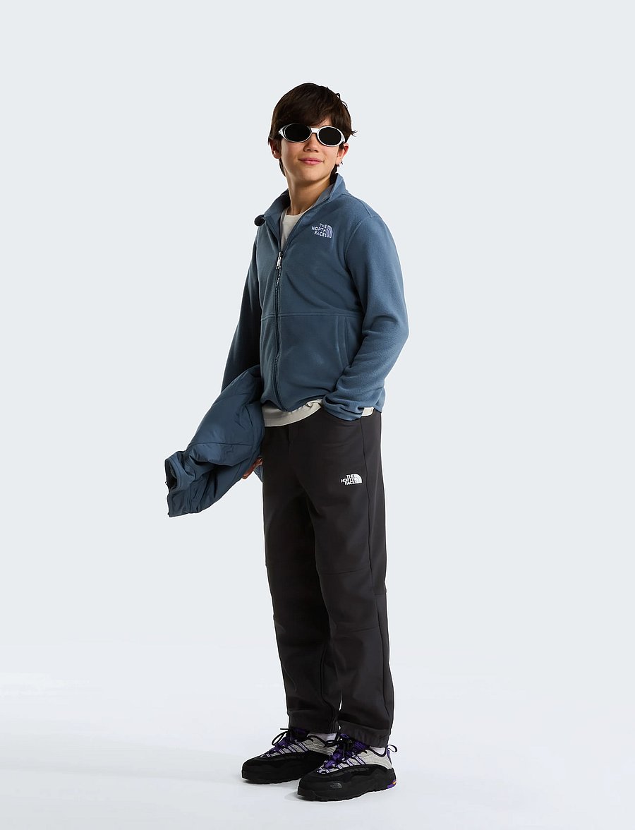 The North Face - TEEN GLACIER FZ ZIP IN JACKET - paksud joped - granite grey - 3