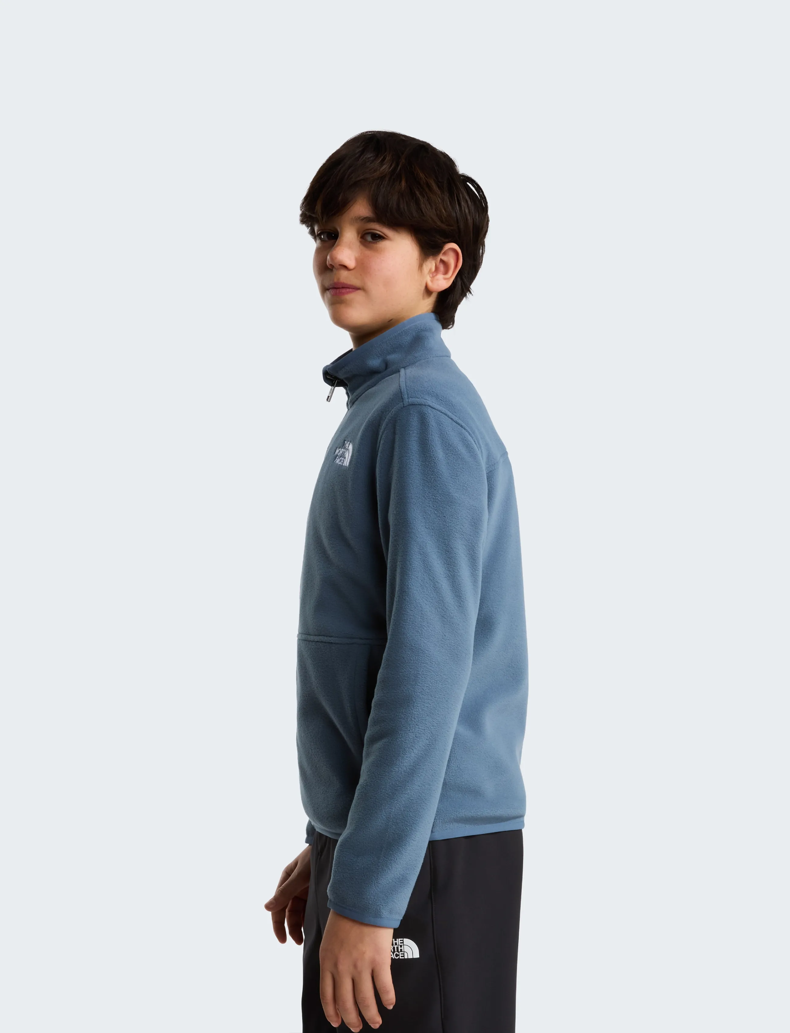 The North Face - TEEN GLACIER FZ ZIP IN JACKET - paksud joped - granite grey - 4