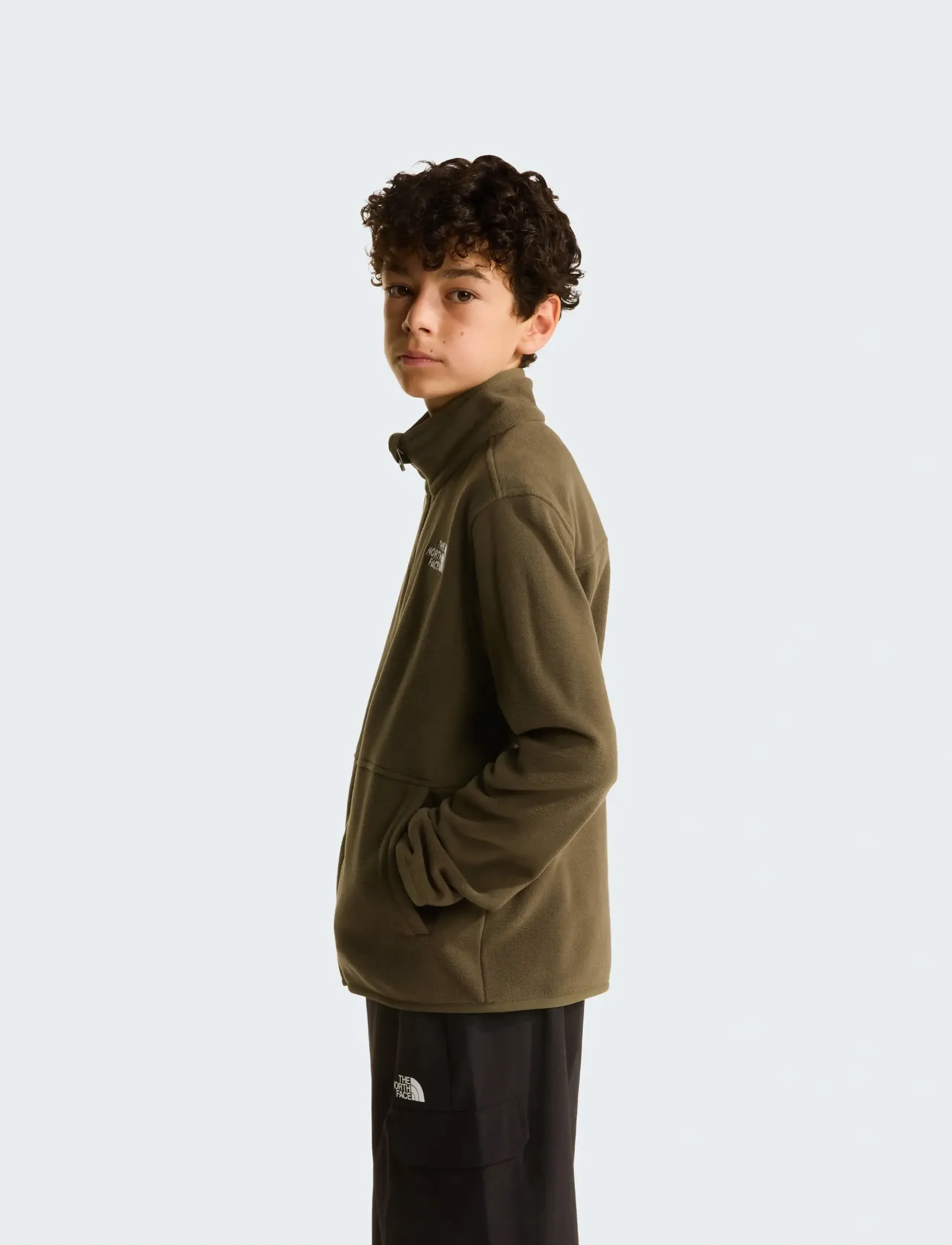 The North Face - TEEN GLACIER FZ ZIP IN JACKET - isolierte jacken - new taupe green - 4