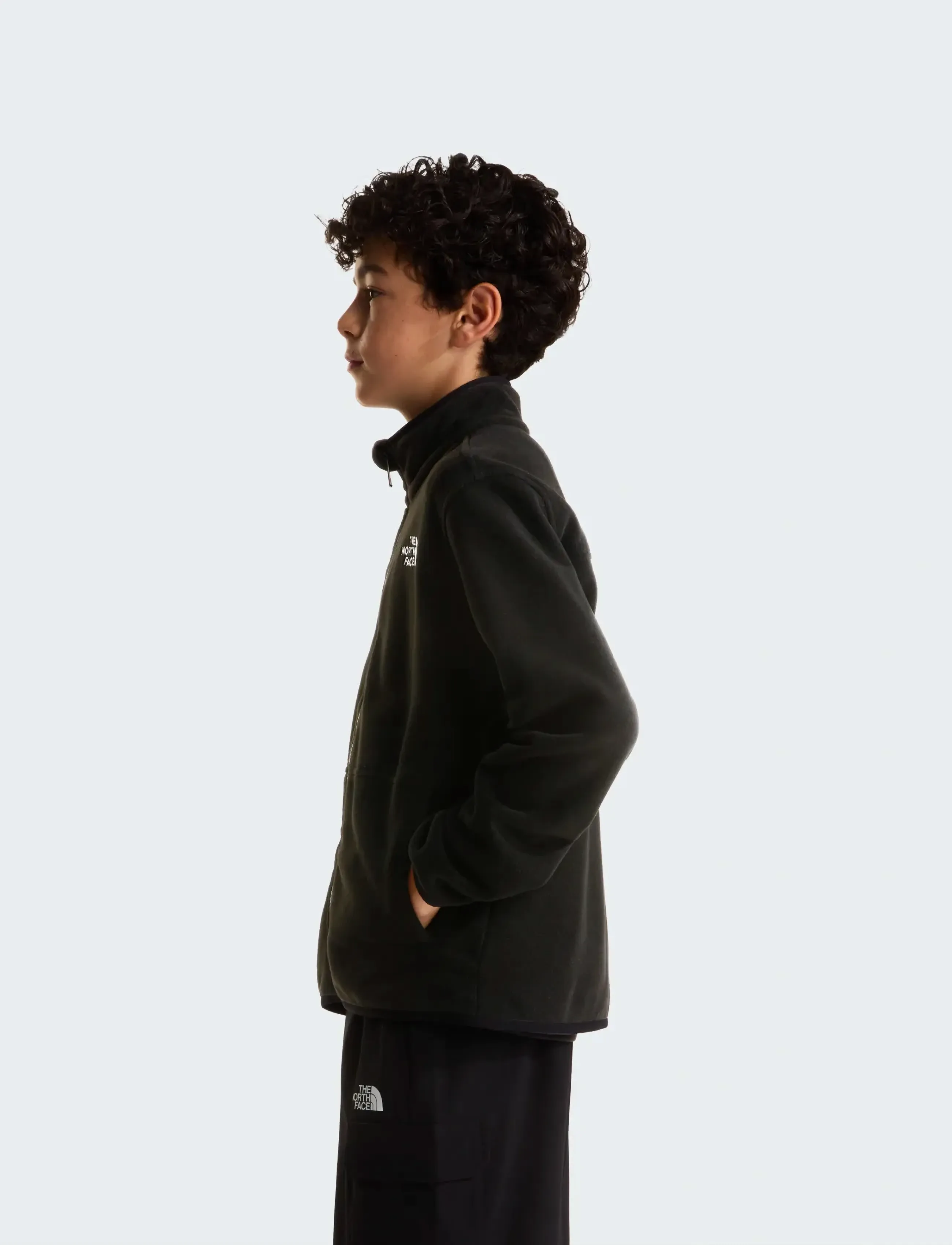 The North Face - TEEN GLACIER FZ ZIP IN JACKET - fleece jackets - tnf black - 4