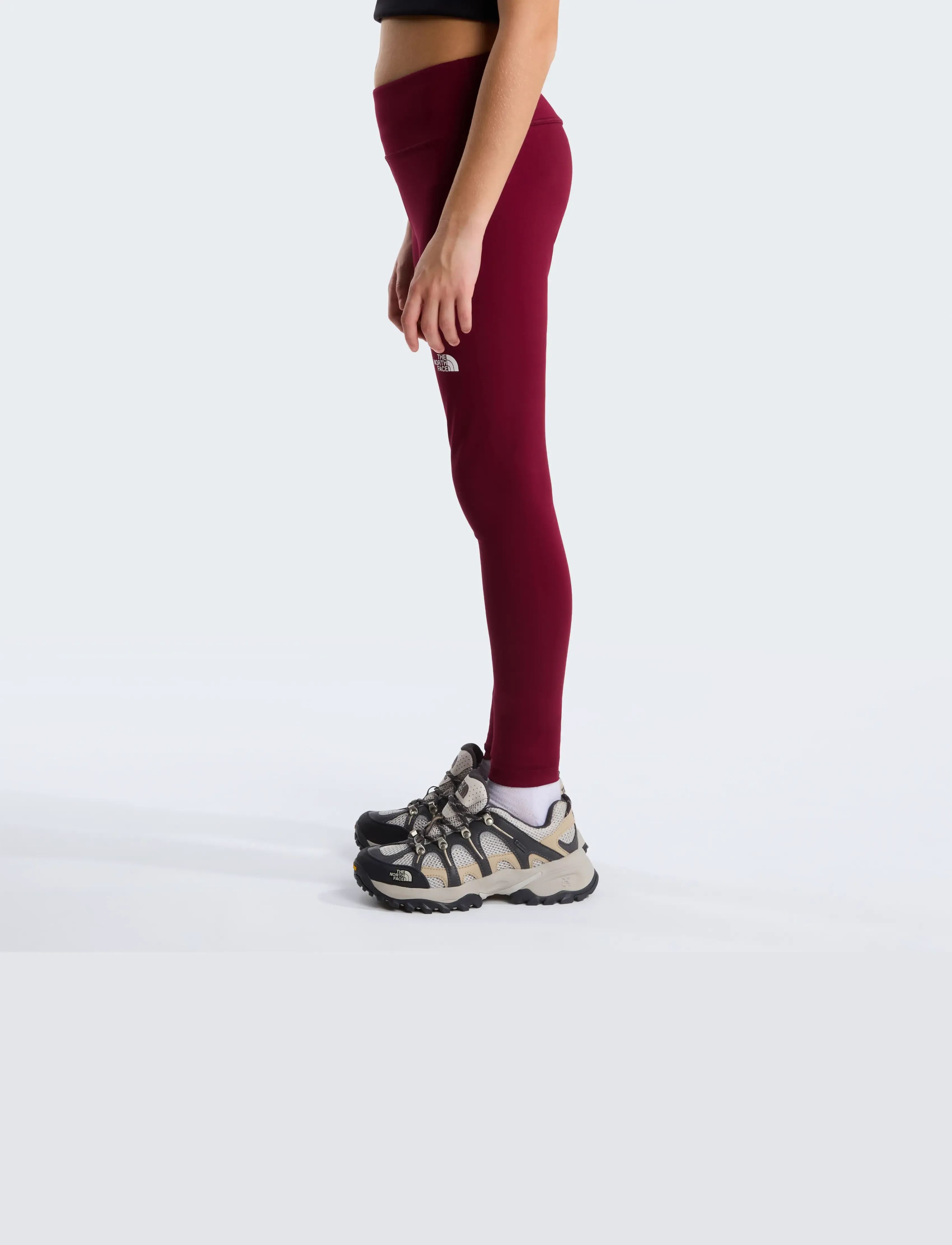 The North Face - G FLEX LEGGING - running & training tights - burgundy crush - 4