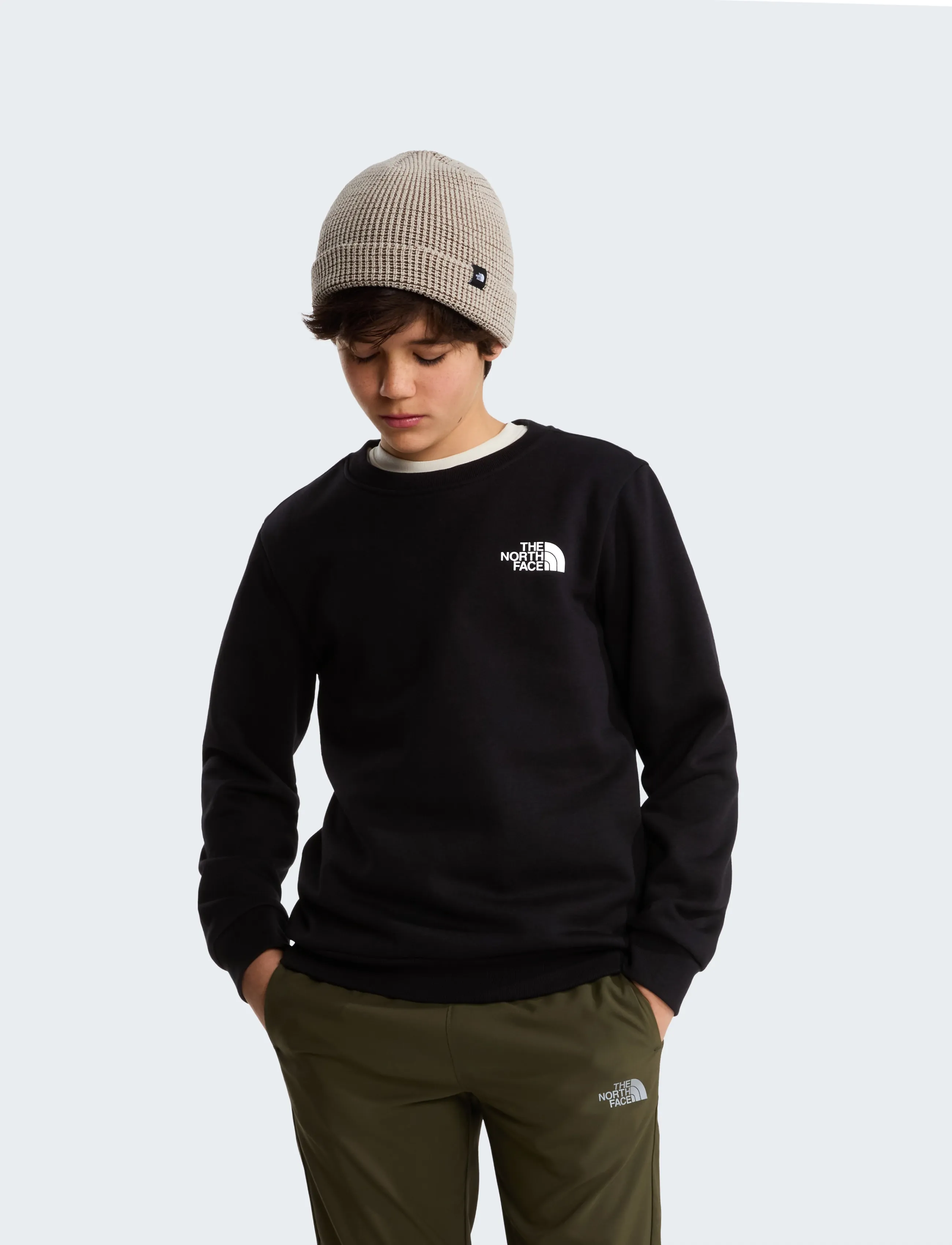 The North Face - TEEN EVOLUTION BOX NSE CREW - sweatshirts - tnf black - 3