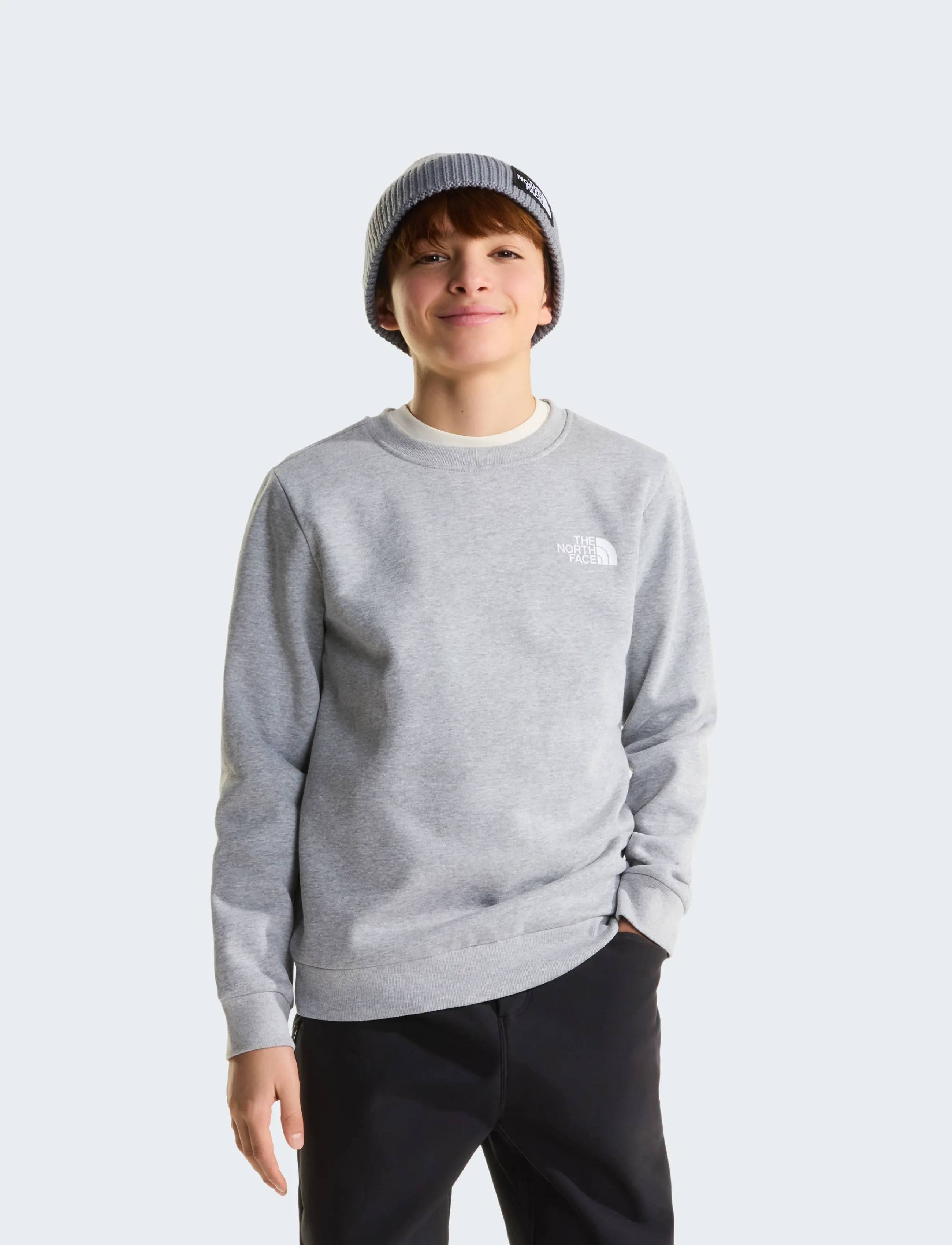 The North Face - TEEN EVOLUTION BOX NSE CREW - dressipluusid - tnf pale grey heather - 3
