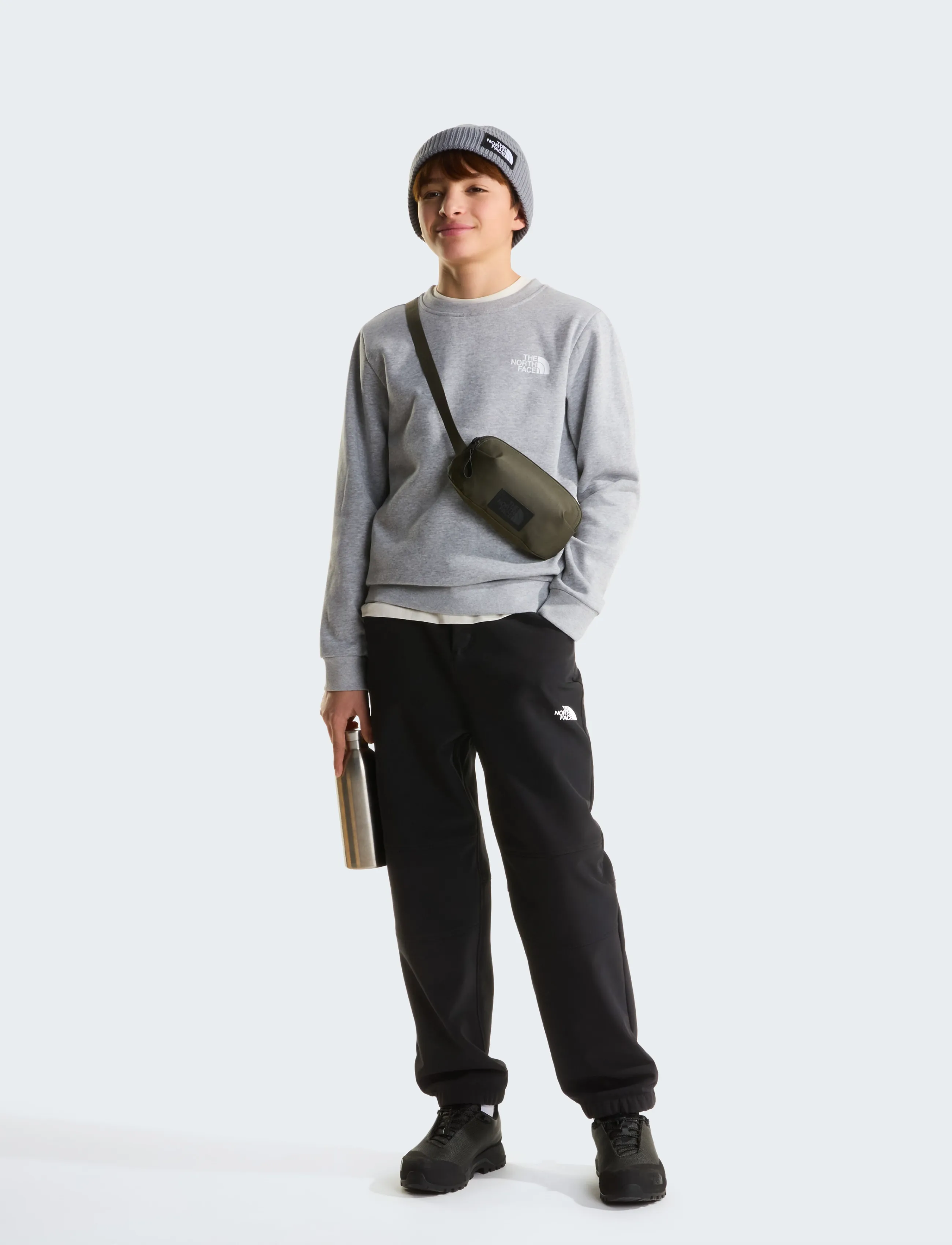 The North Face - TEEN EVOLUTION BOX NSE CREW - dressipluusid - tnf pale grey heather - 4