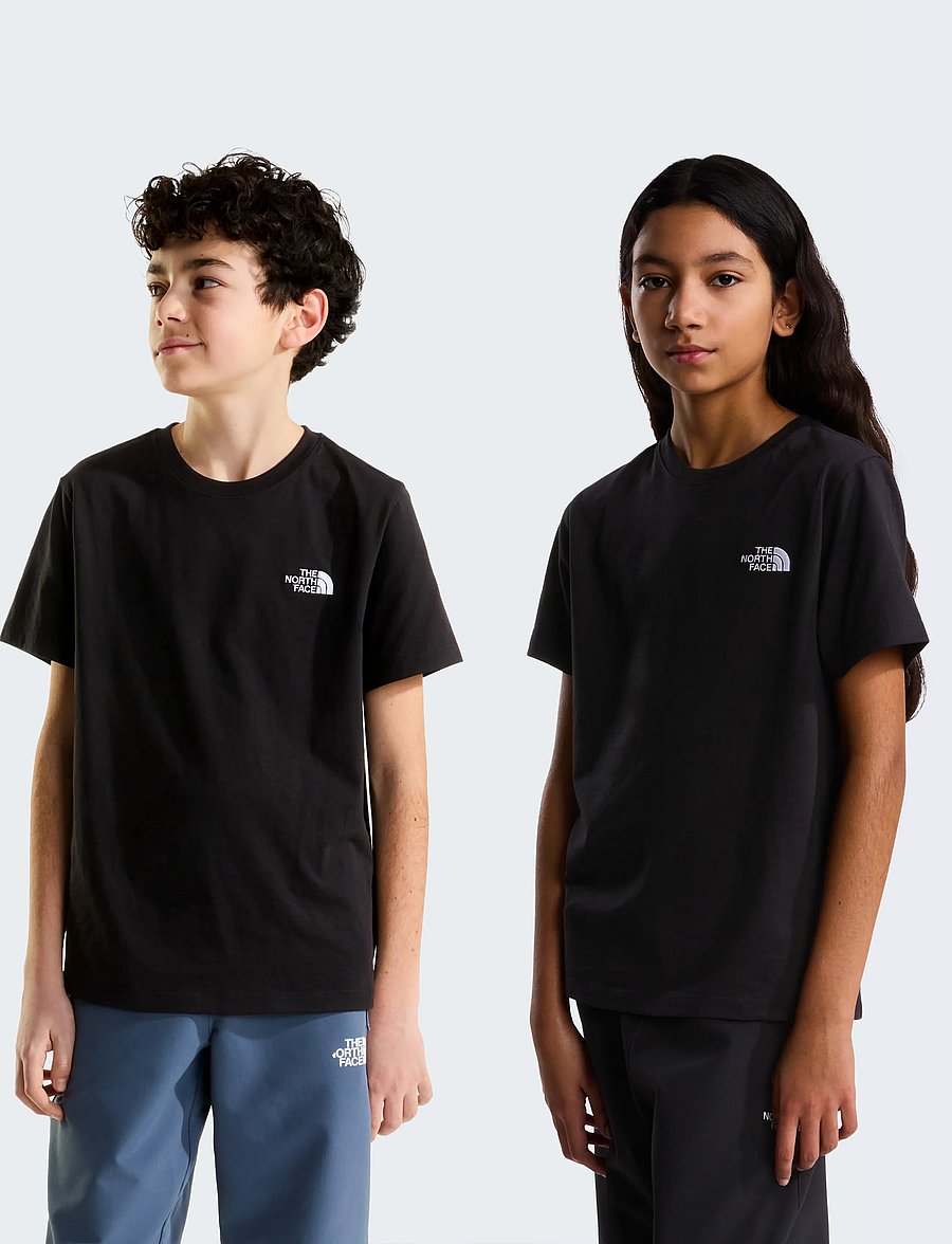 The North Face - TEEN EVOLUTION SIMPLE DOME S/S TEE - lühikeste varrukatega t-särgid - tnf black - 0
