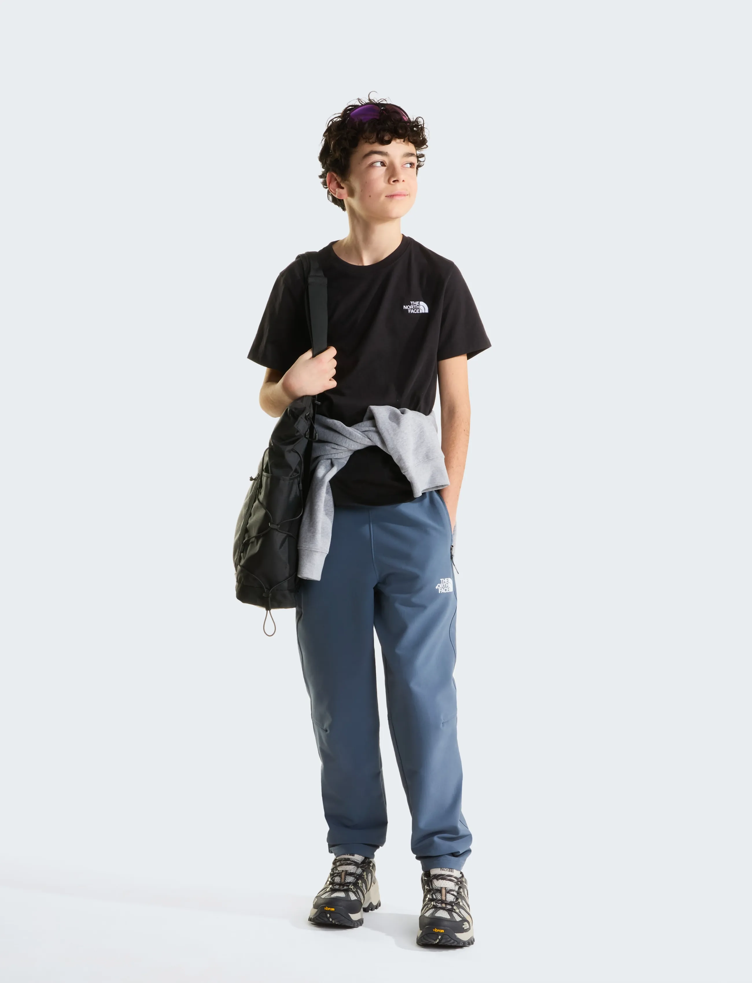 The North Face - TEEN EVOLUTION SIMPLE DOME S/S TEE - lühikeste varrukatega t-särgid - tnf black - 3