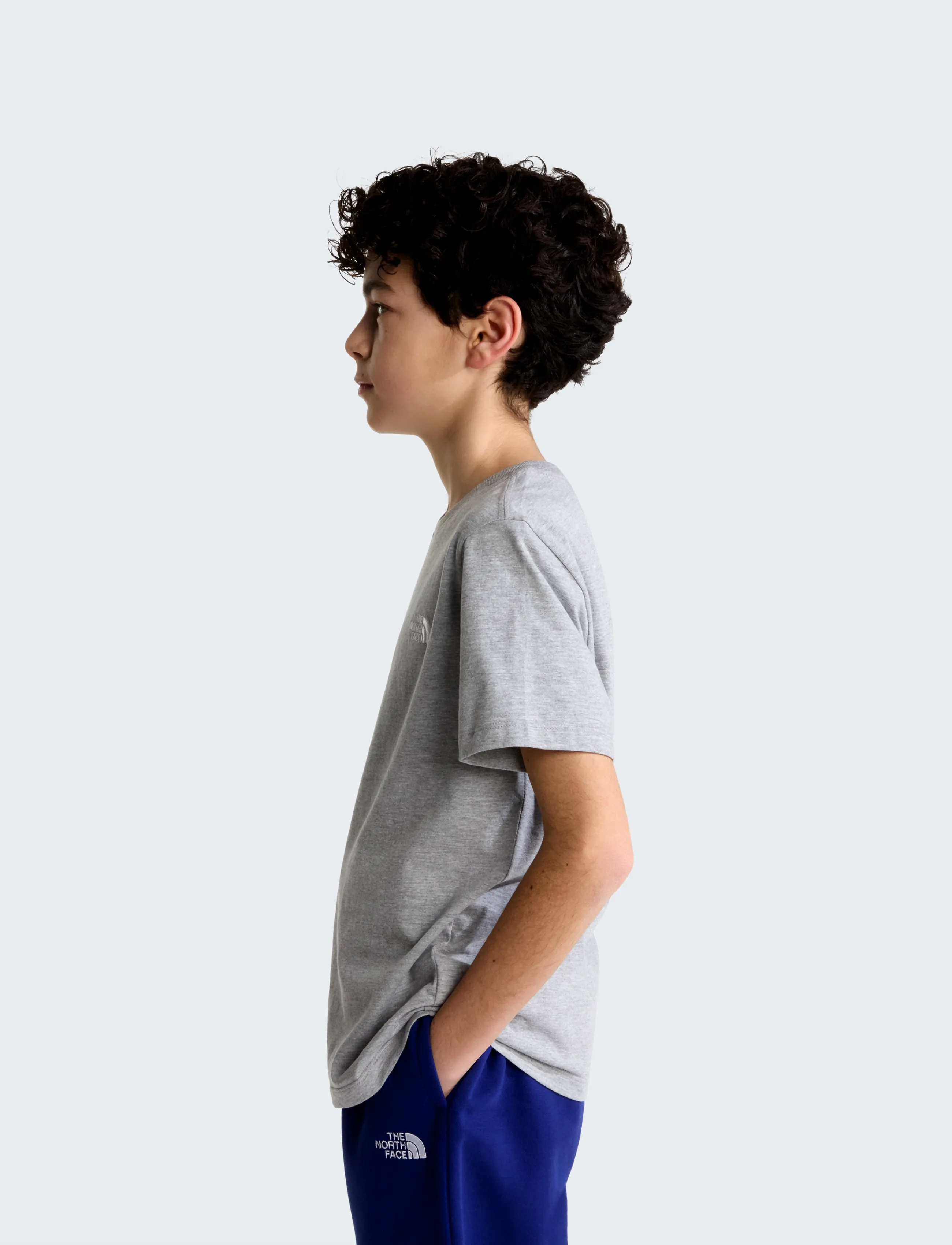 The North Face - TEEN EVOLUTION SIMPLE DOME S/S TEE - kurzärmelig - tnf pale grey heather - 4
