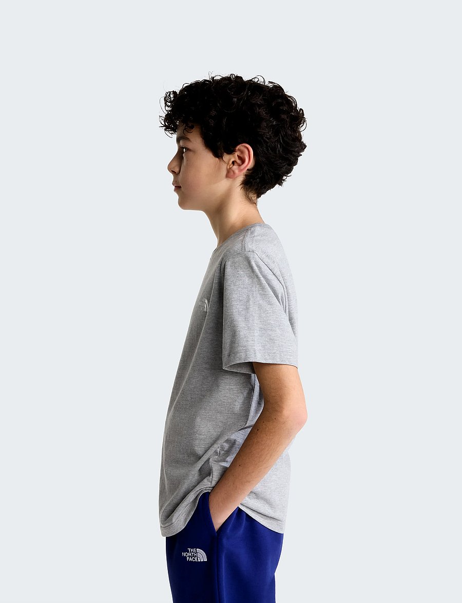 The North Face - TEEN EVOLUTION SIMPLE DOME S/S TEE - lühikeste varrukatega t-särgid - tnf pale grey heather - 4