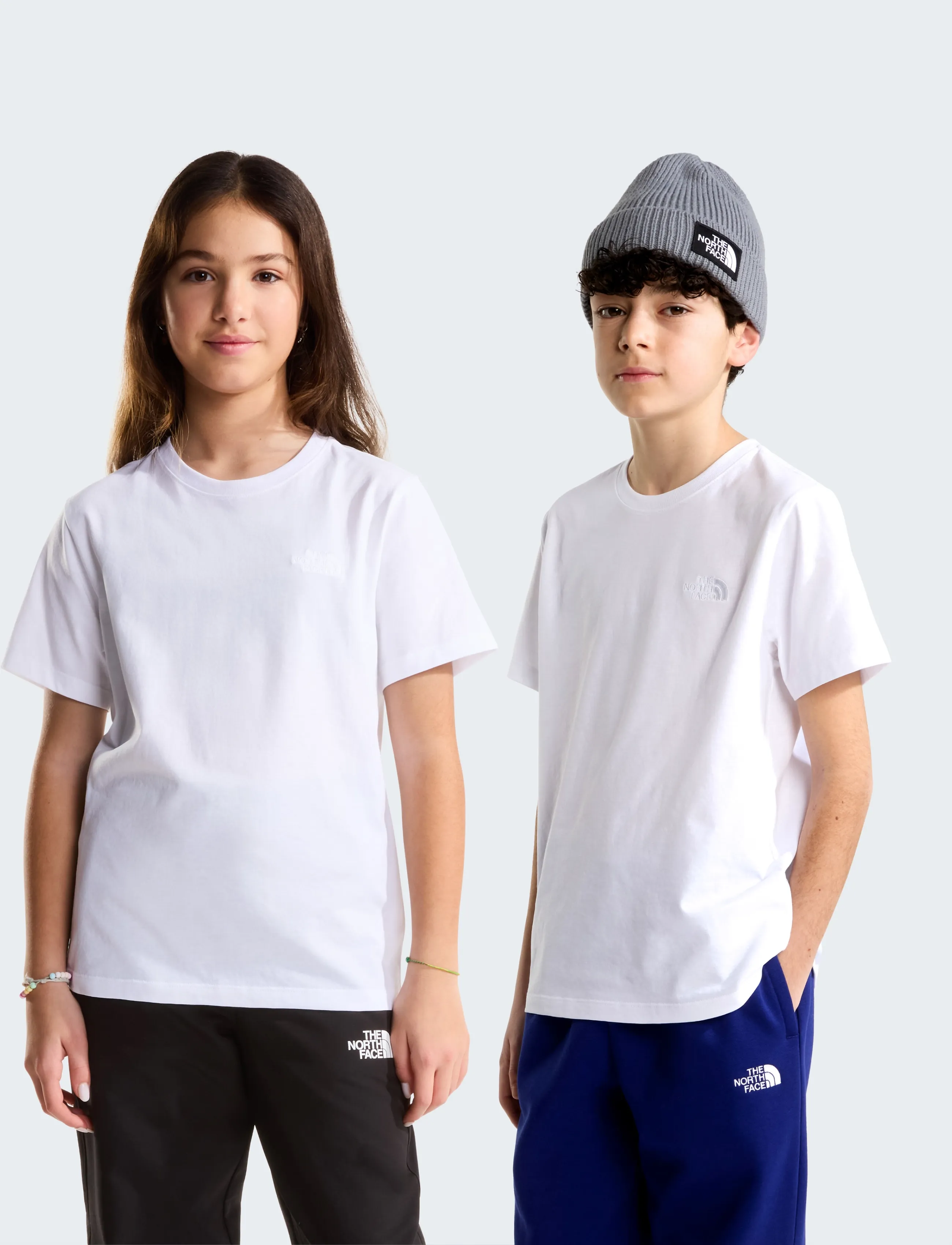 The North Face TEEN EVOLUTION SIMPLE DOME S/S TEE - Stutterma bolir - TNF WHITE / white