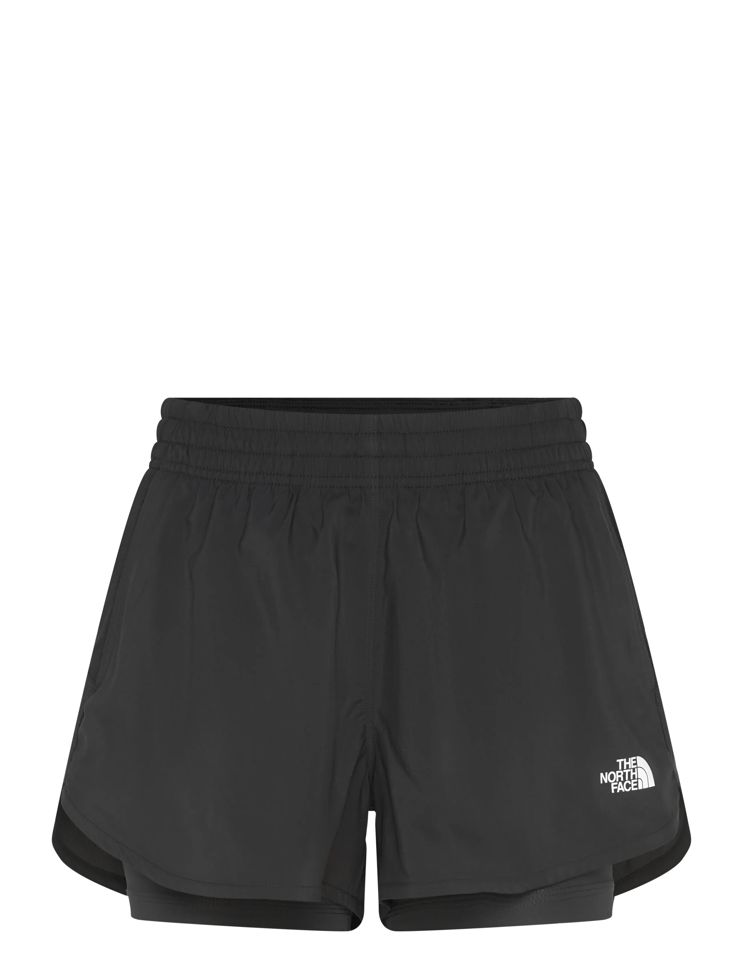 The North Face W FLEX 2 IN 1 SHORT - Shorts - TNF BLACK / black