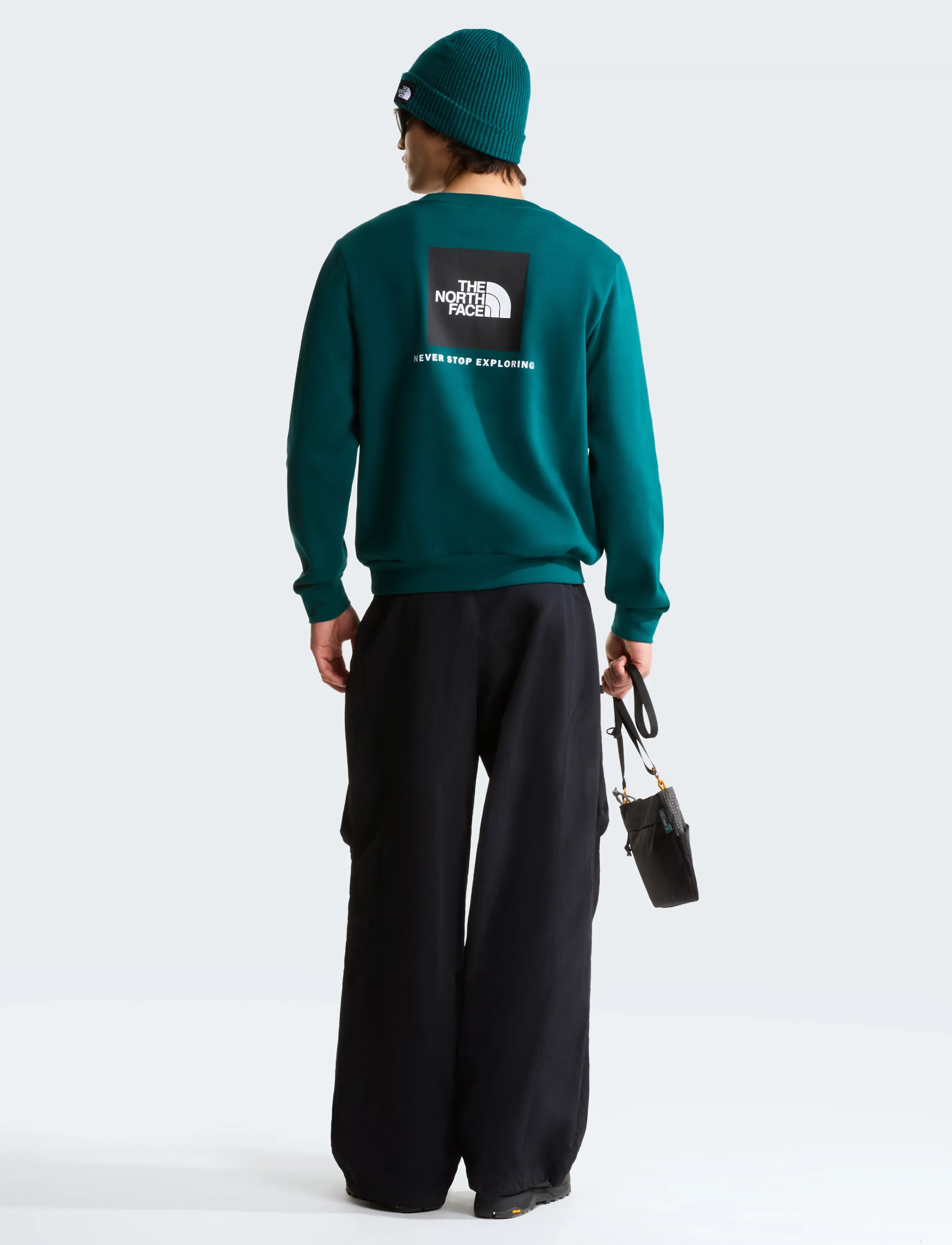 The North Face - M EVOLUTION BOX NSE REGULAR CREW - alussärgid - pacific teal - 4