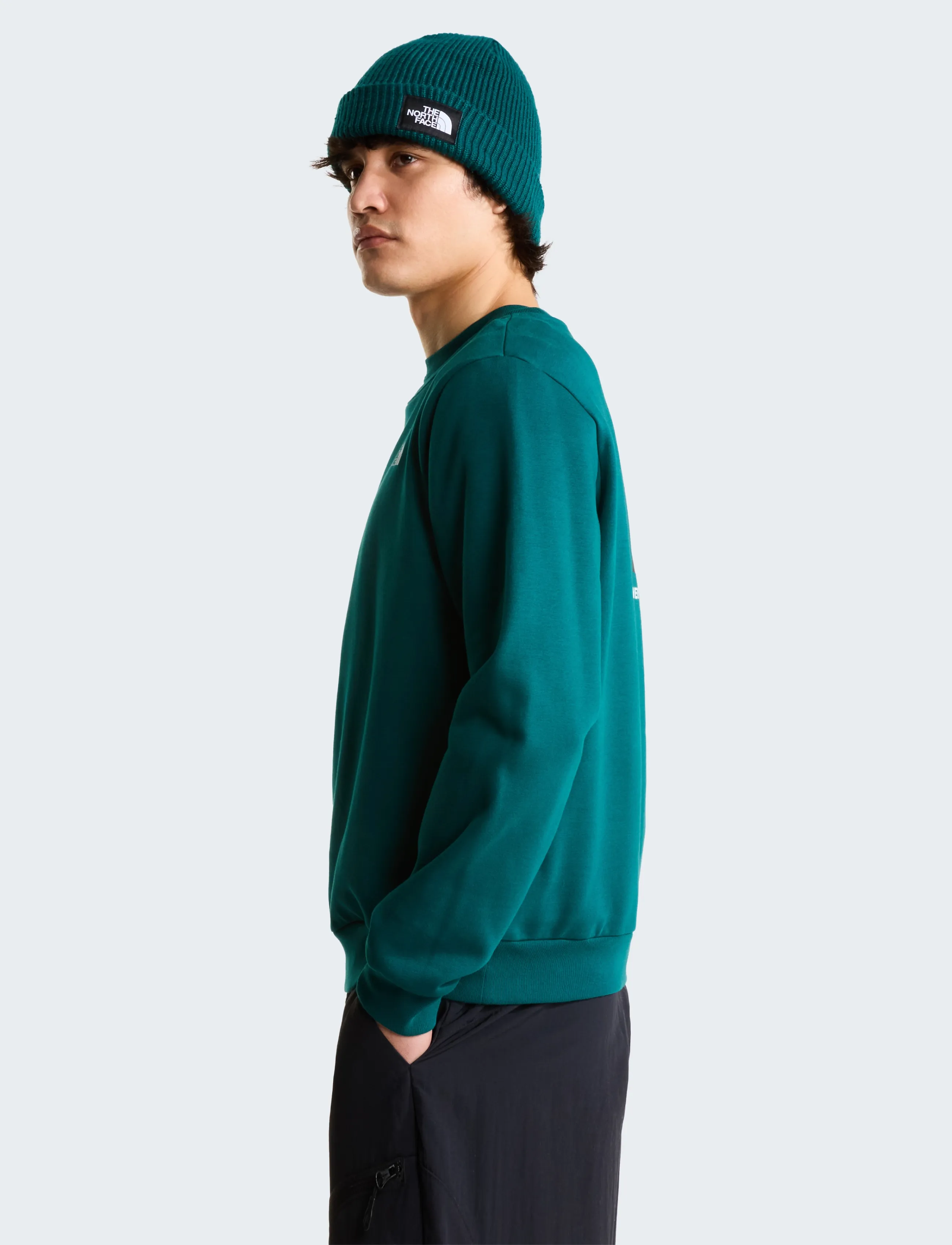The North Face - M EVOLUTION BOX NSE REGULAR CREW - alussärgid - pacific teal - 5