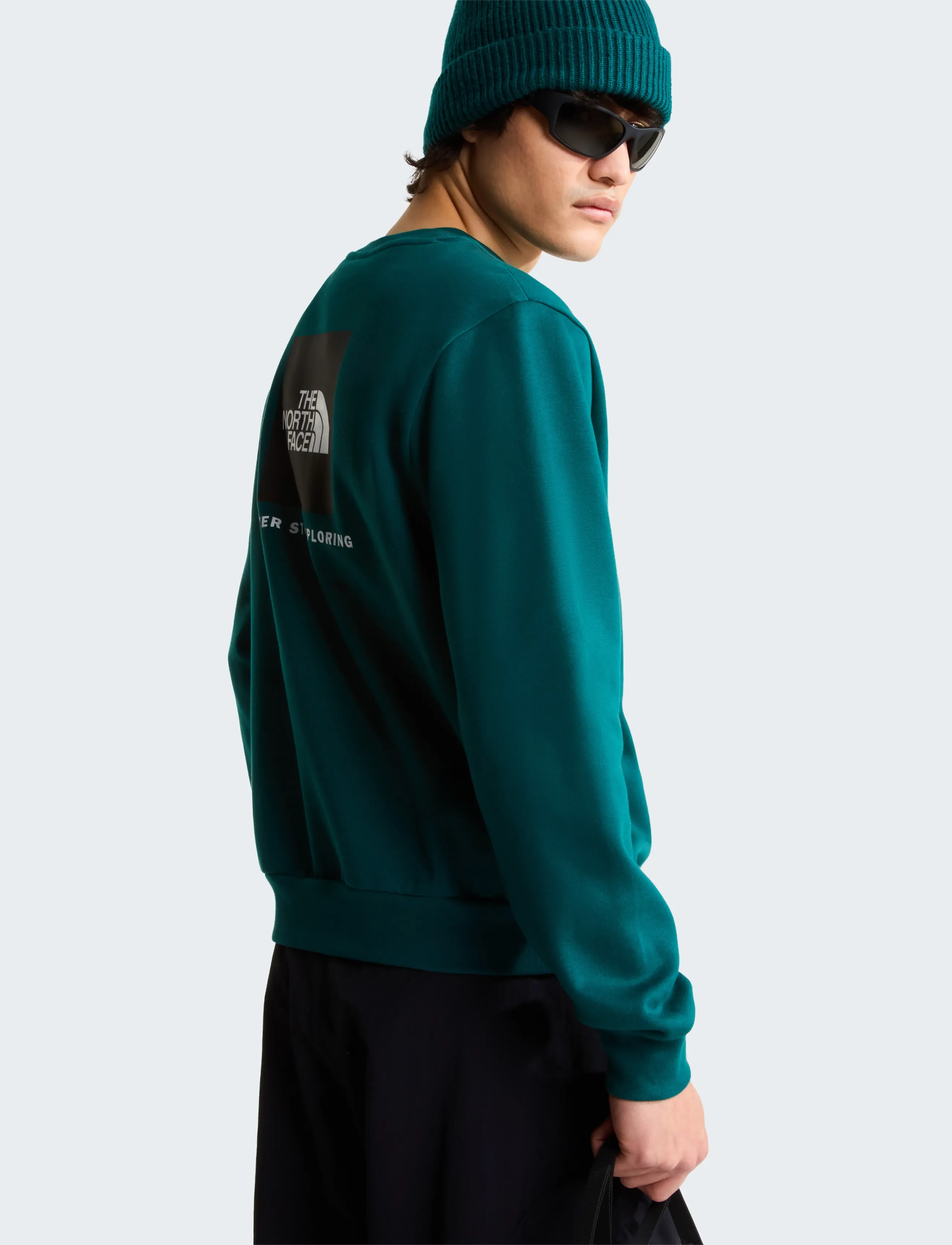 THE NORTH FACE Sweatshirt 'EVOLUTION' turkos / svart herr – bild 8