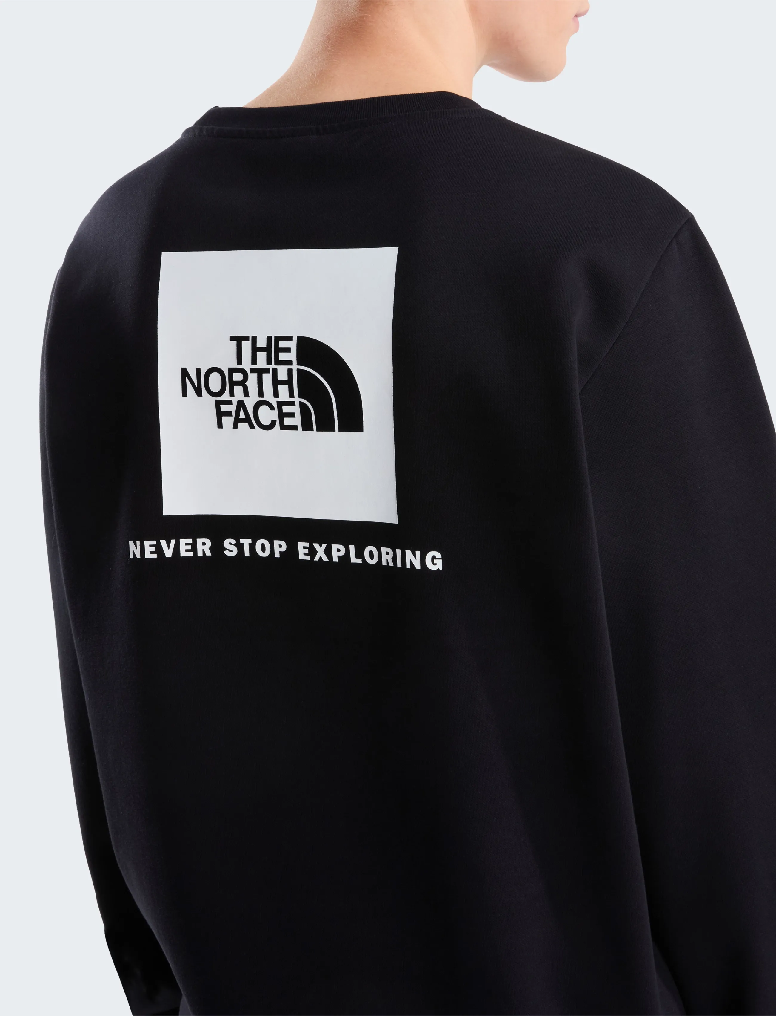 The North Face M EVOLUTION BOX NSE REGULAR CREW - Tänavastiil - TNF BLACK / black