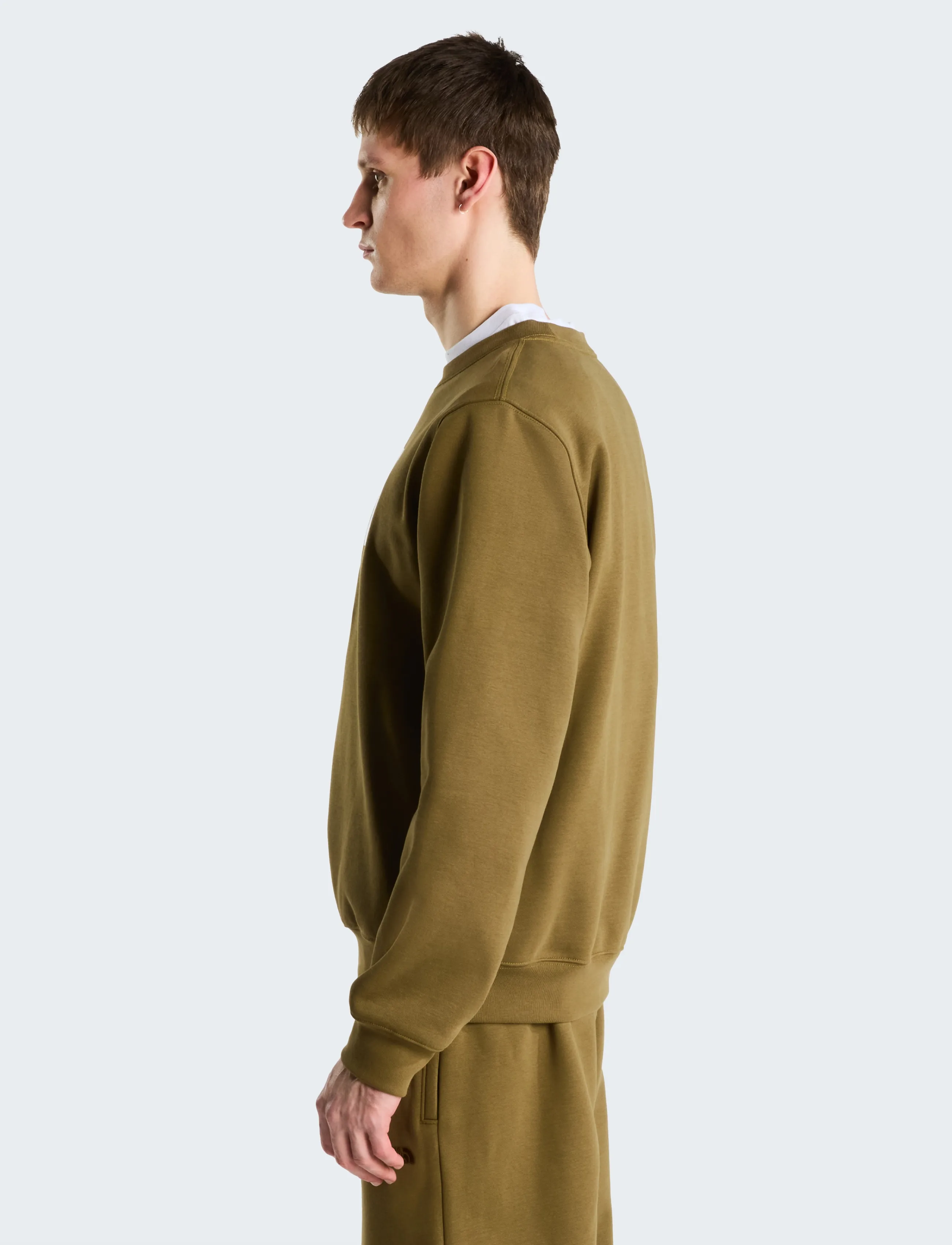 The North Face - M TNF ESSENTIAL DREW PEAK REGULAR CREW - alussärgid - caraway seed - 4