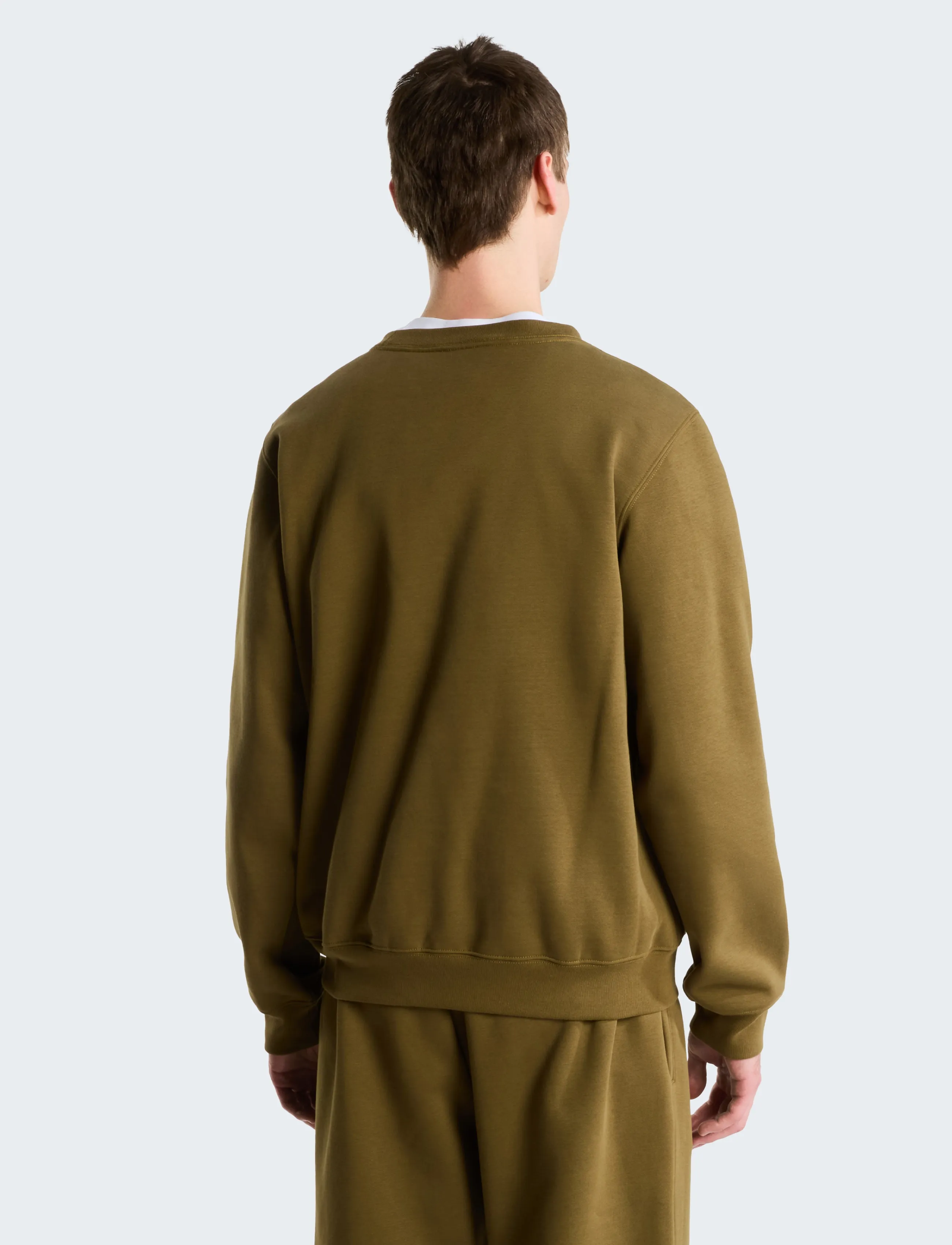 The North Face - M TNF ESSENTIAL DREW PEAK REGULAR CREW - alussärgid - caraway seed - 5
