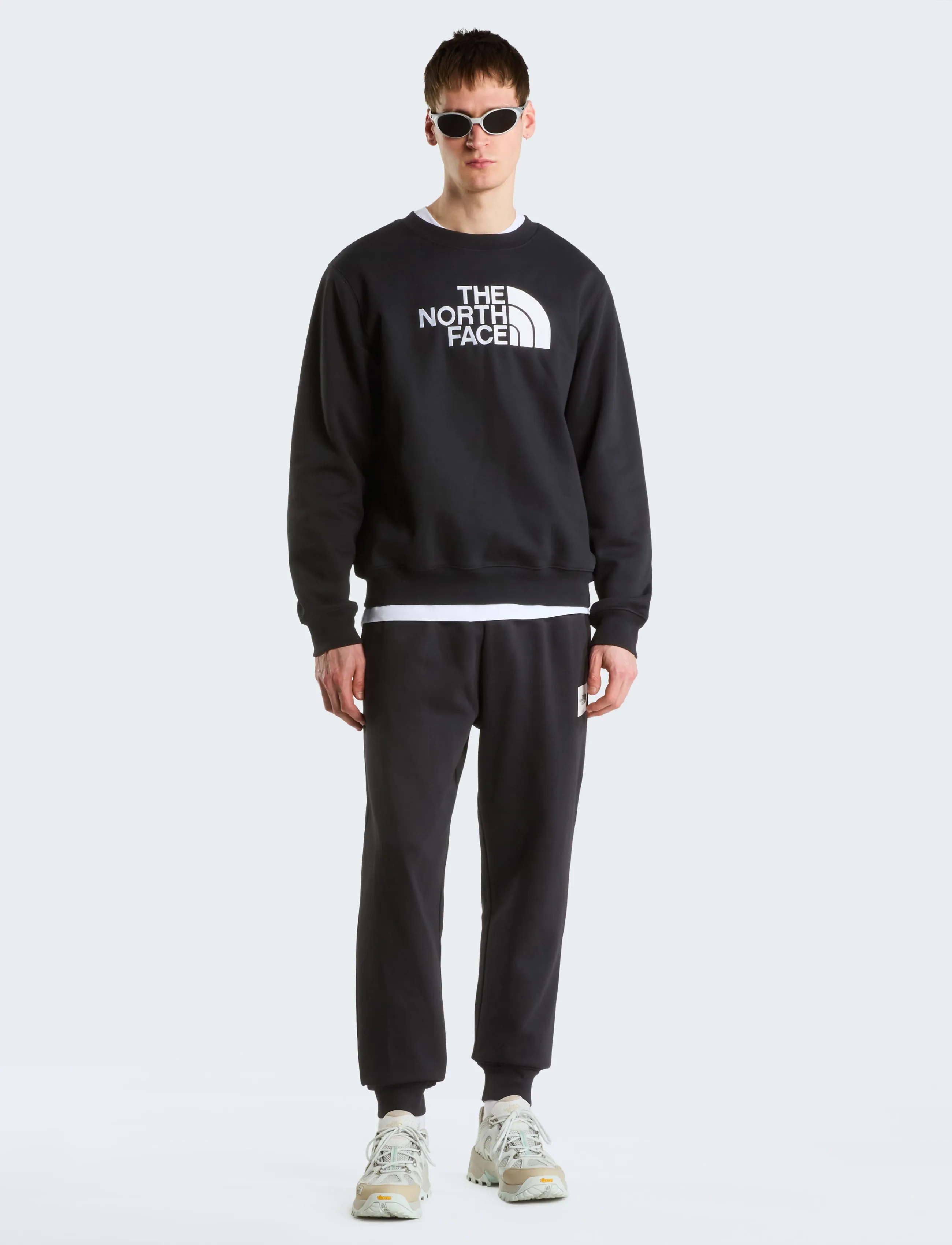 The North Face - M TNF ESSENTIAL DREW PEAK REGULAR CREW - oberteile - tnf black - 3