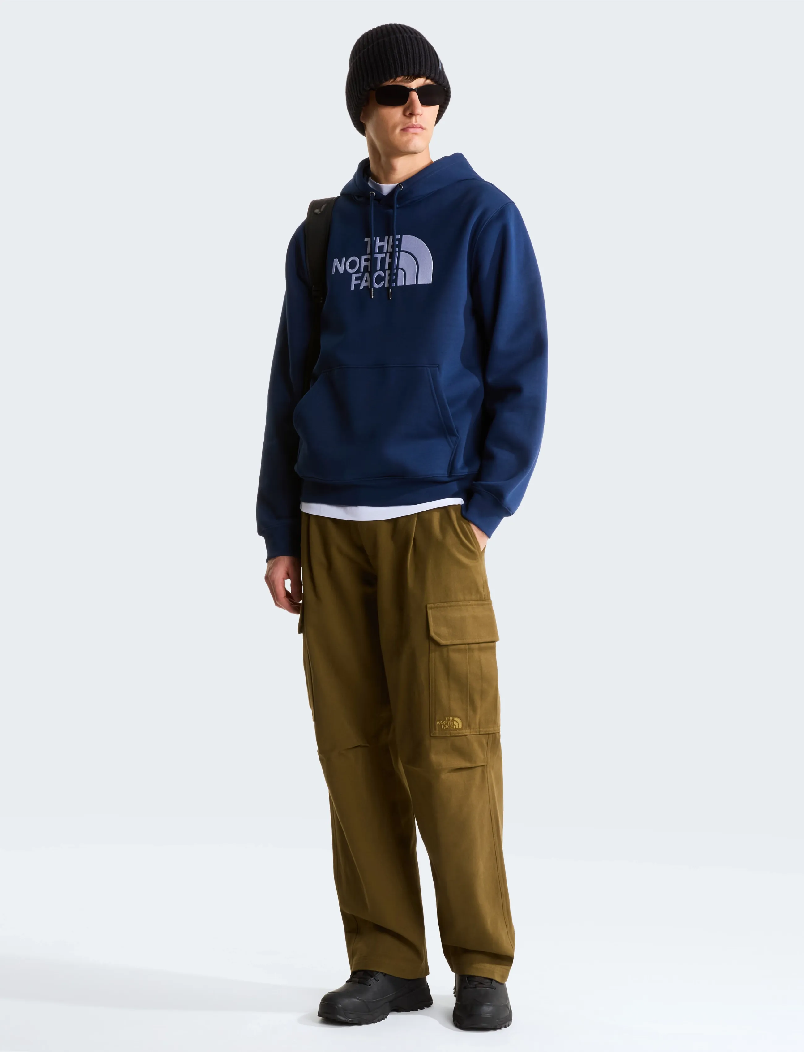 The North Face - M TNF ESSENTIAL DREW PEAK REGULAR HOODIE - huvtröjor - summit navy - 3